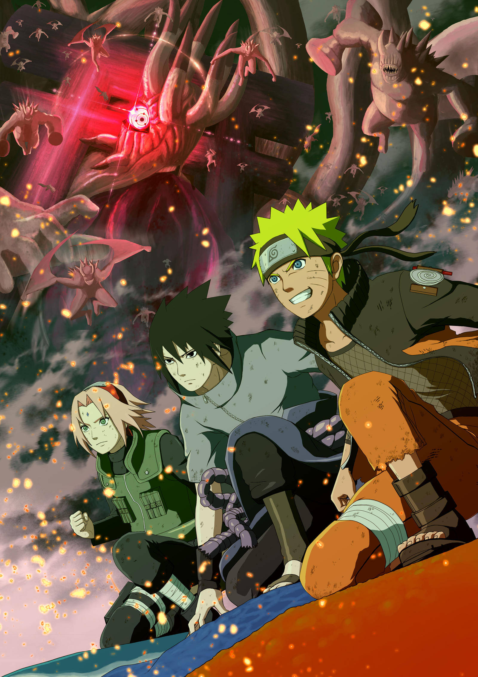 Poster nina Naruto at Team 7 Wallpaper