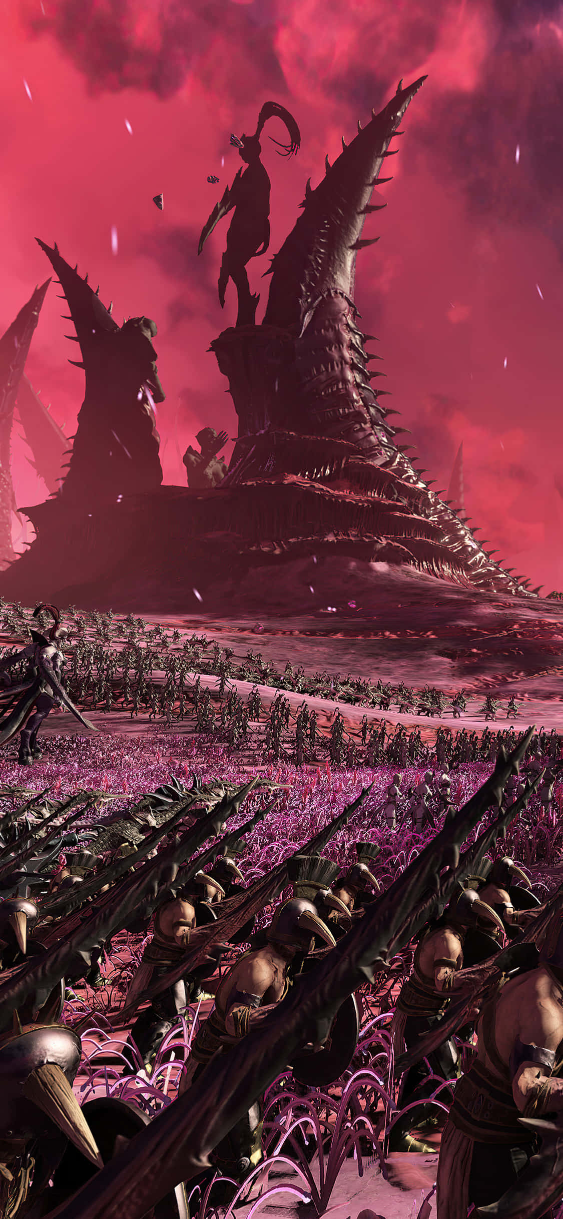 "Mag-andam para sa mga epiko na laban kaibay iPhone X Total War: Warhammer" Wallpaper