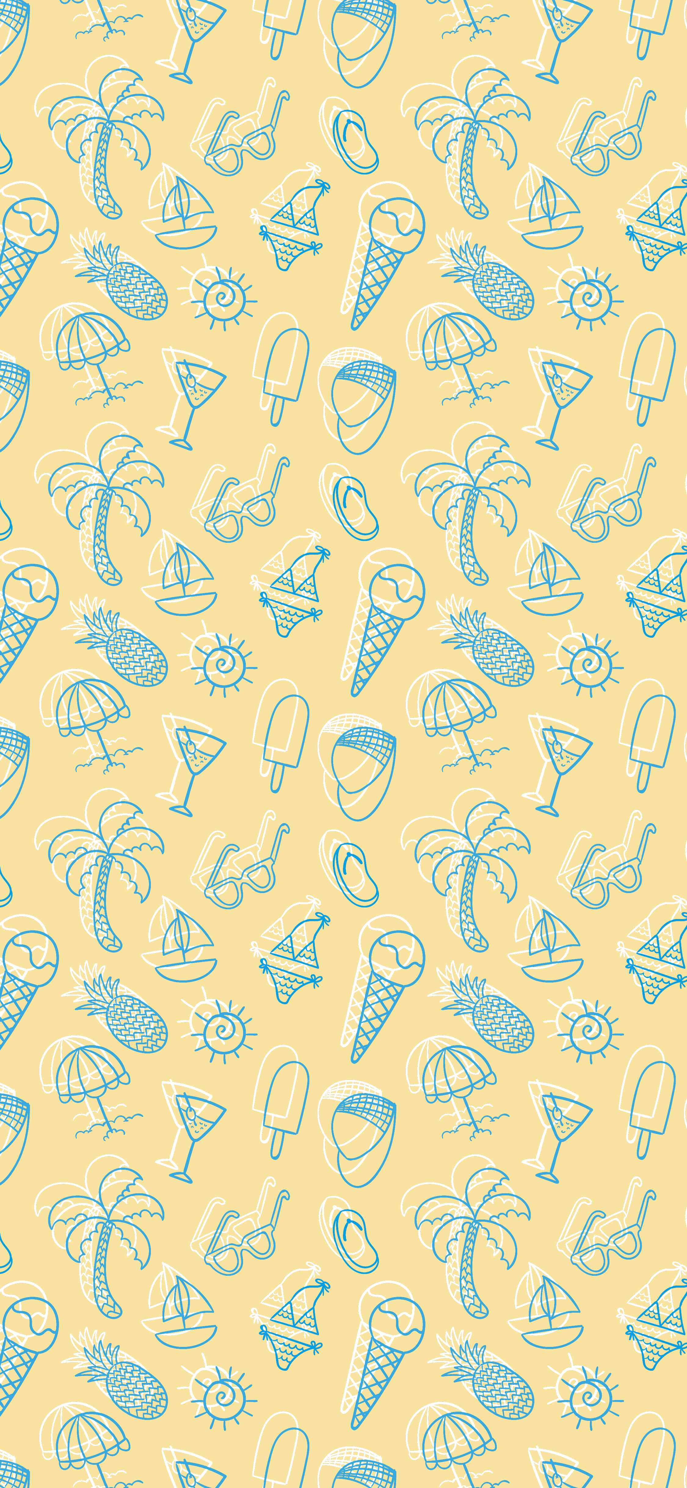 Preppy Chic Indoor Setting Wallpaper