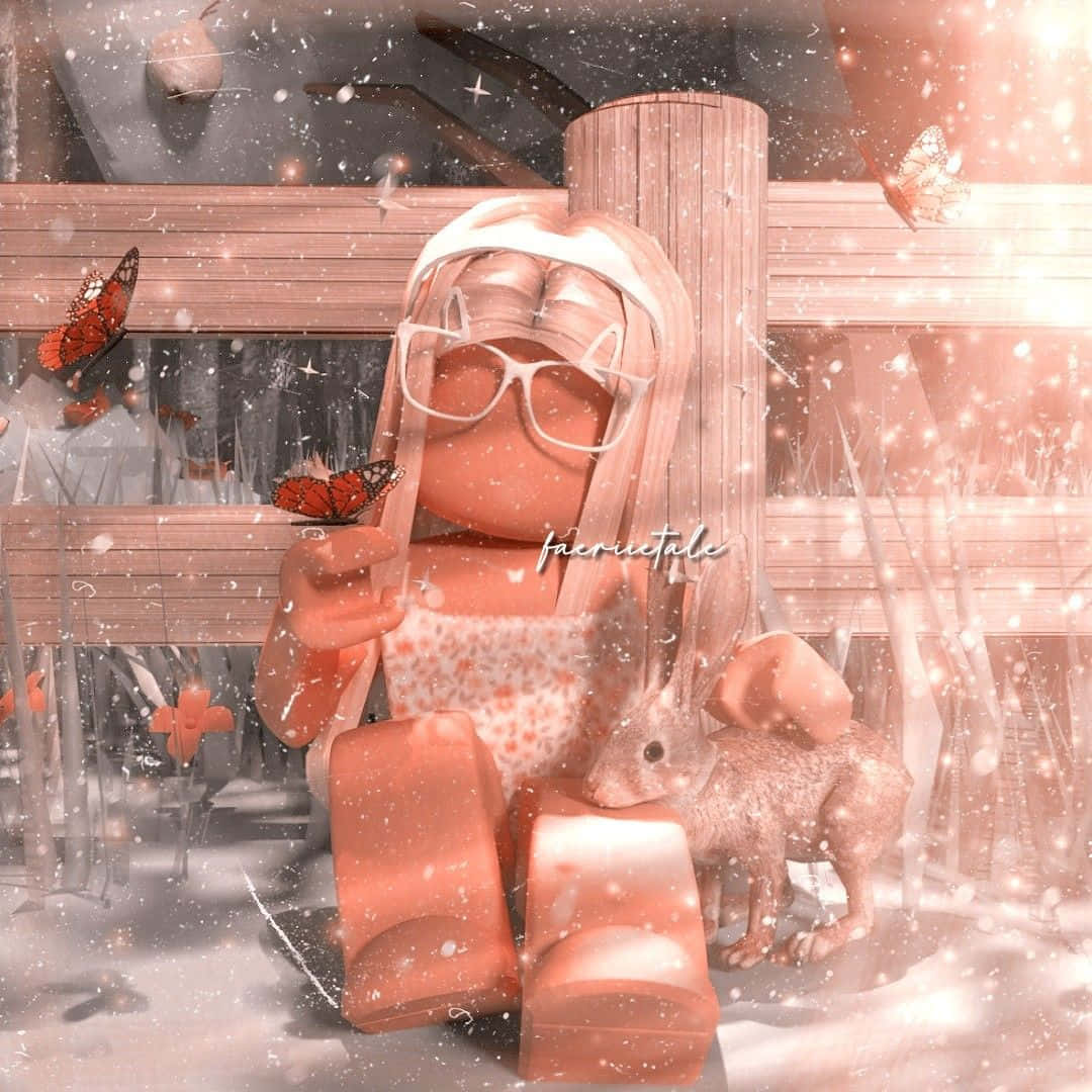 Preppy na Profile Picture ng Roblox Girl na Summer Aesthetic Wallpaper