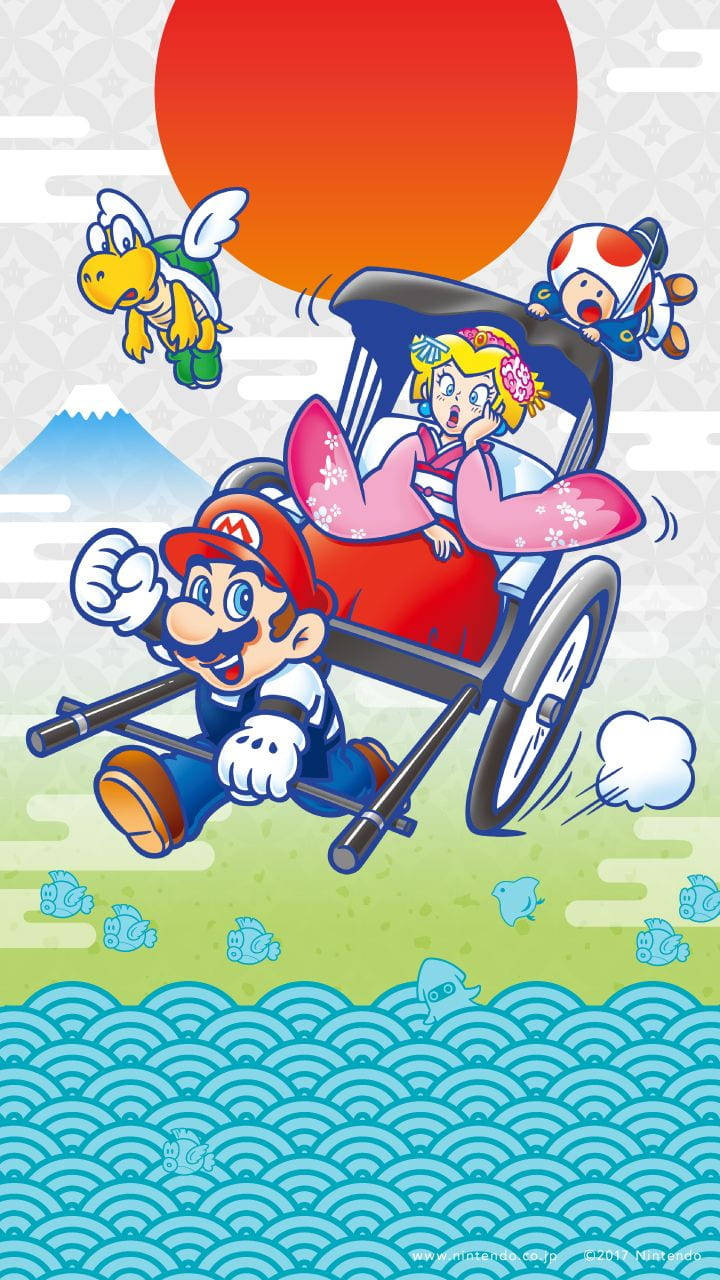 Prinsesa Peach Indie Kid Wallpaper