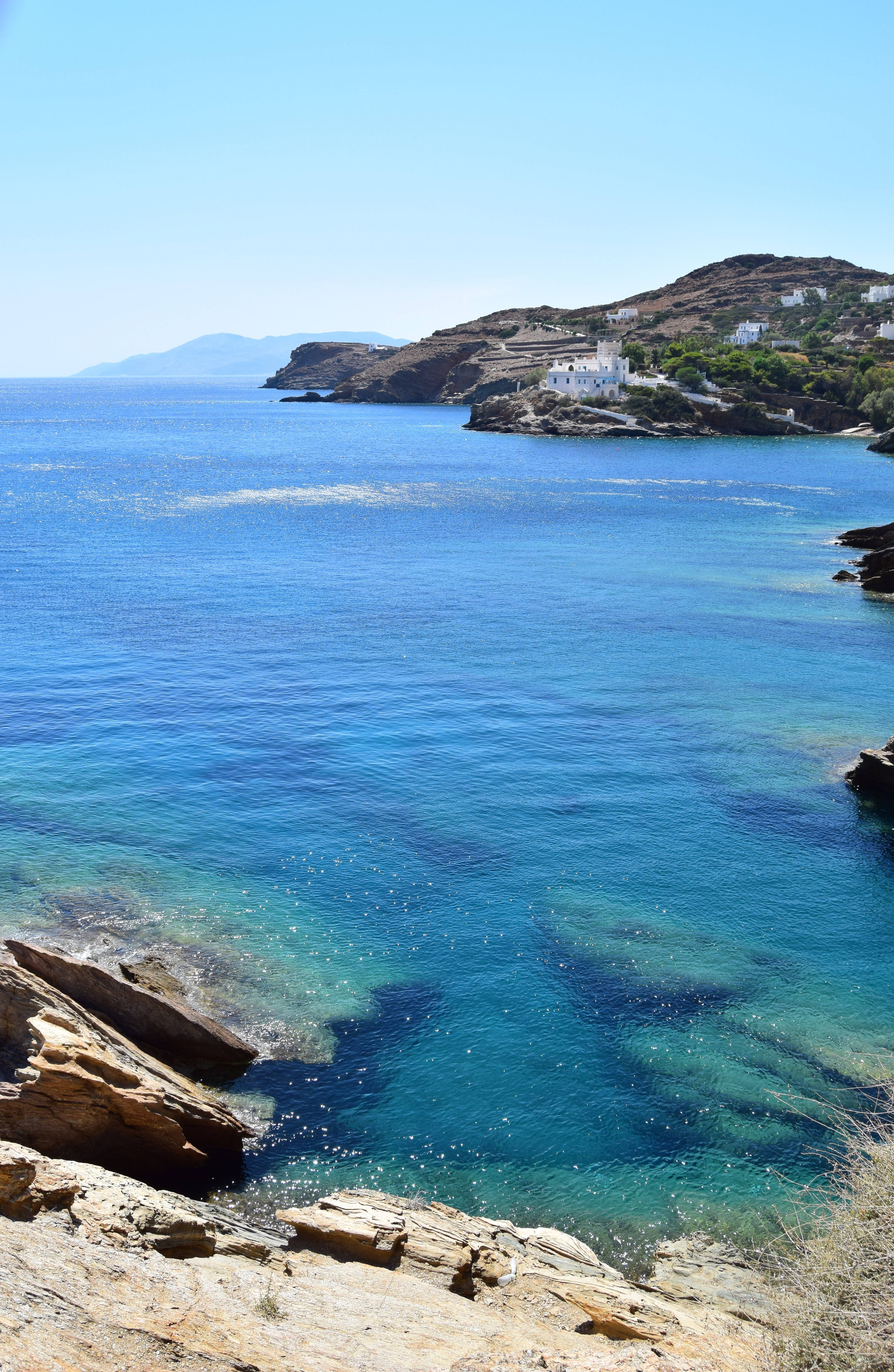 Pristine Island Greece iOS 13 Wallpaper