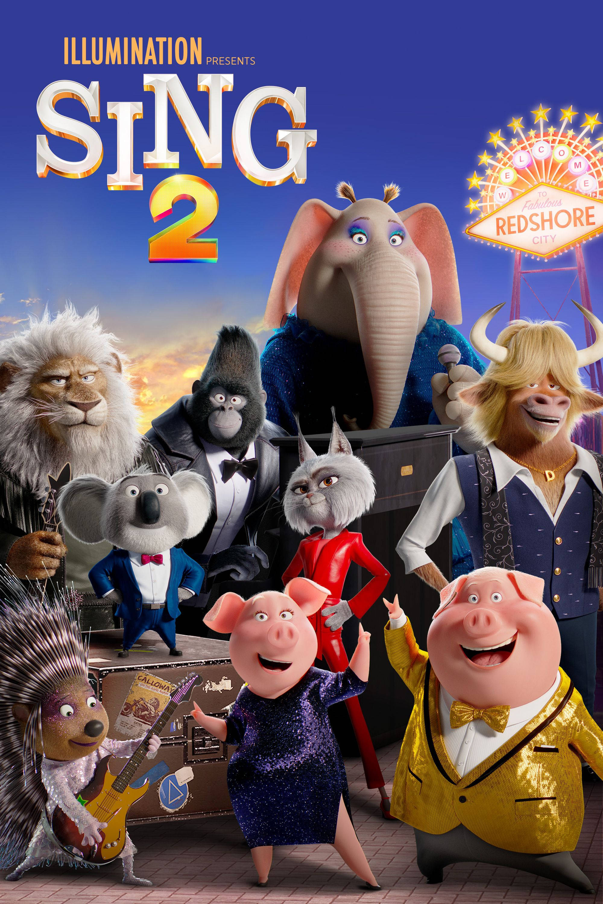 Promotional Poster ng Sing 2 Wallpaper