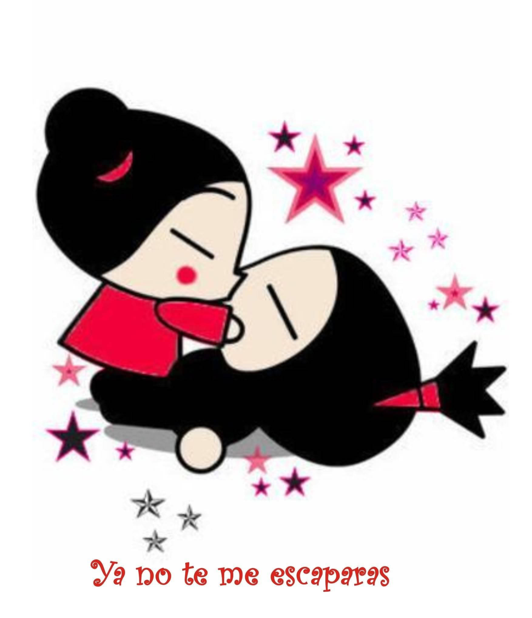 Pucca Hinahalik Kay Garu Na May Quote Wallpaper
