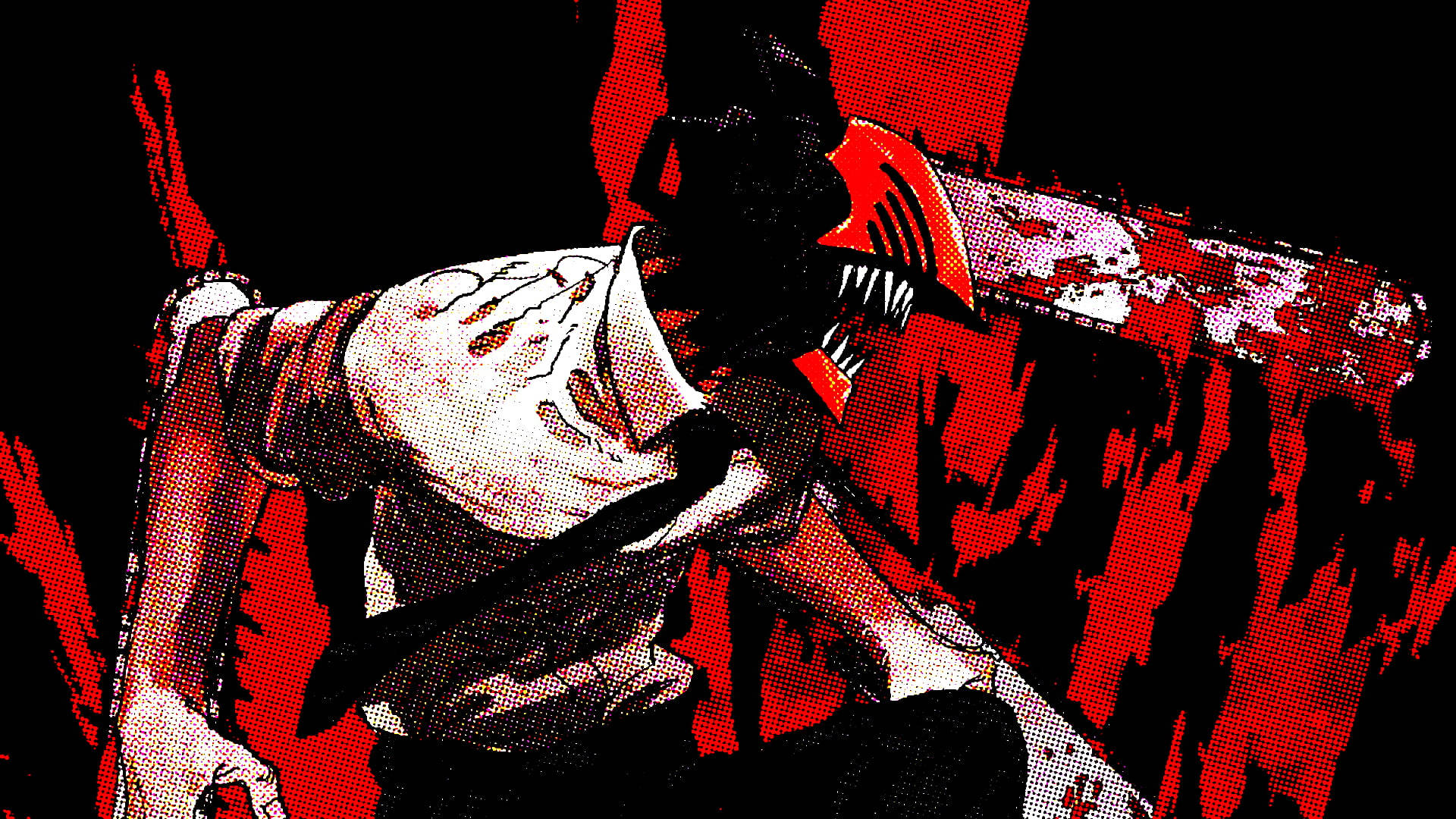 Pulang Anime Chainsaw Man Wallpaper