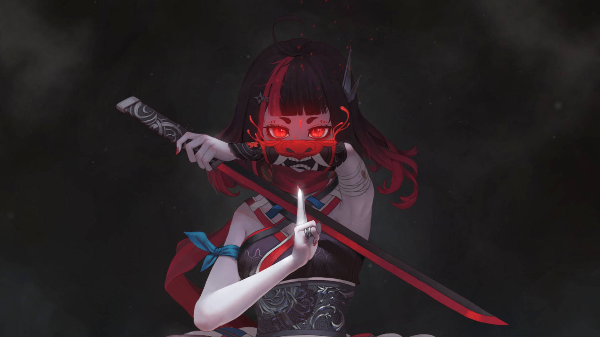 Pulang Anime na Demonyo Wallpaper