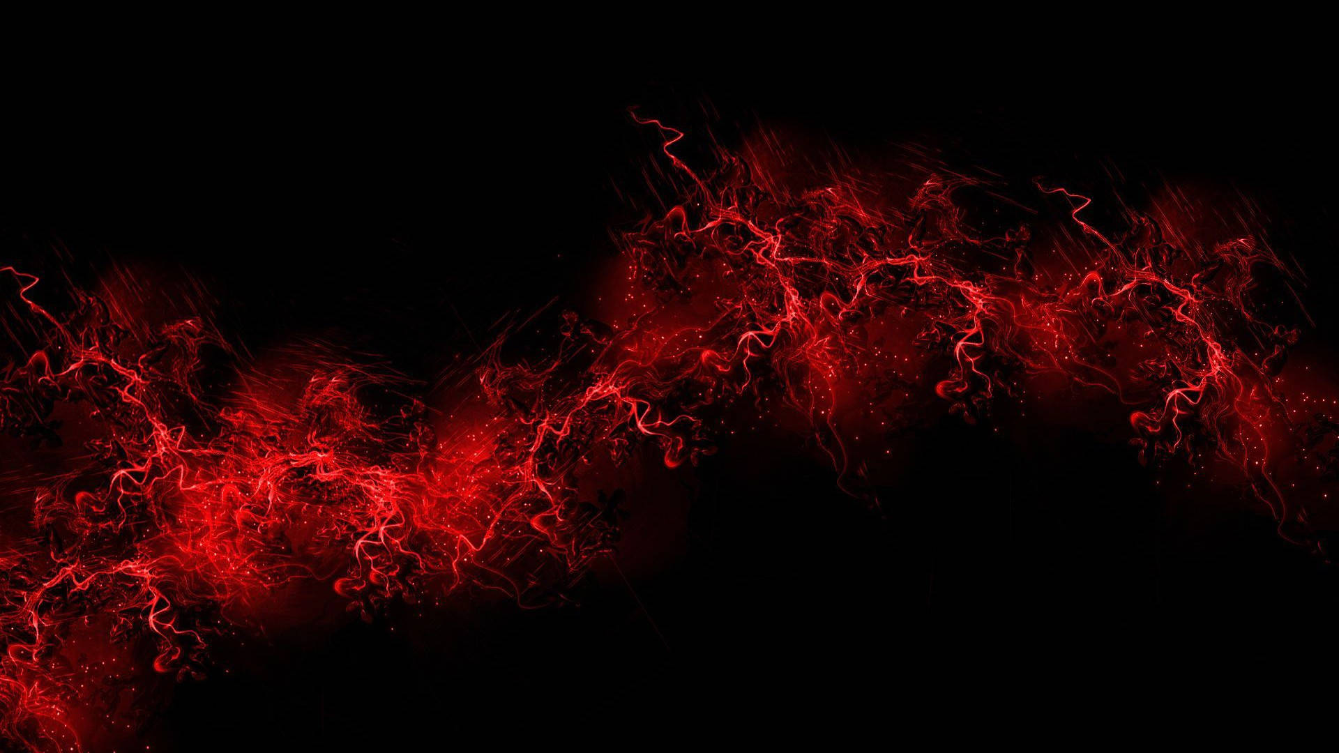 Pulang Apoy na Static sa Dilim Wallpaper