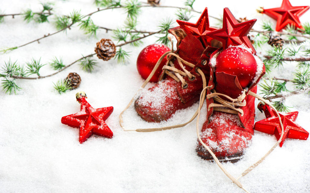 Pulang Bota ng Pasko Wallpaper