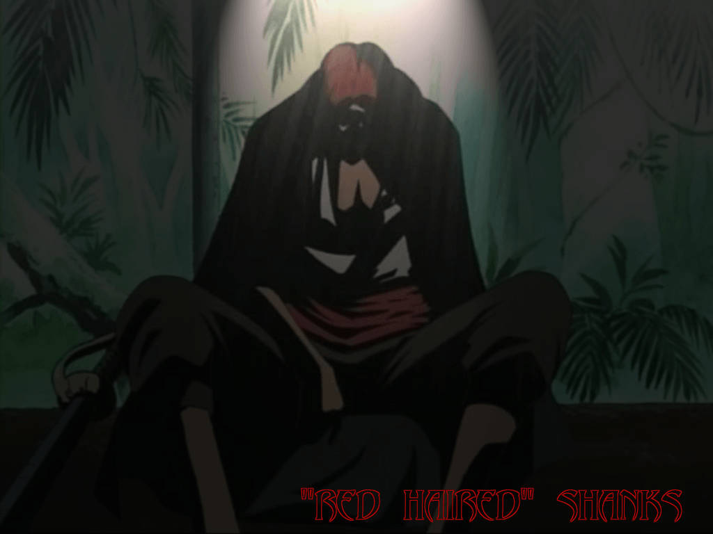 Pulang Buhok na Shanks One Piece Wallpaper