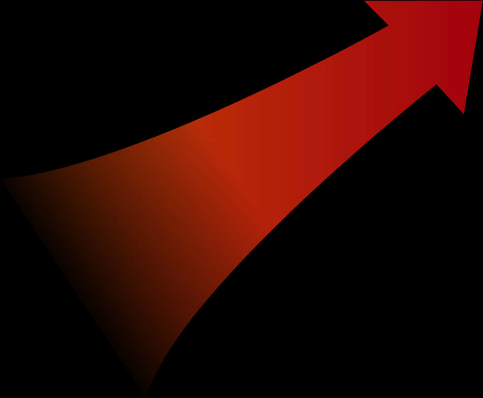 Pulang Gradient na Arrow sa Itim na Background Wallpaper