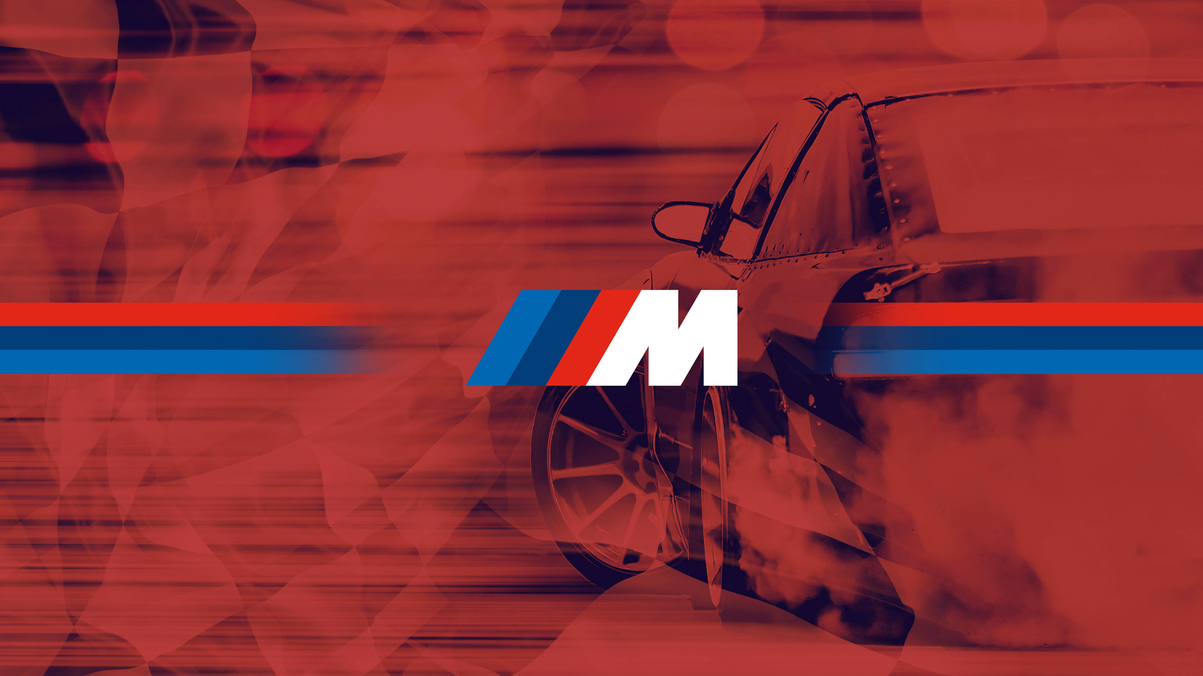 Pulang Kotse na Maasim na BMW M Logo Wallpaper