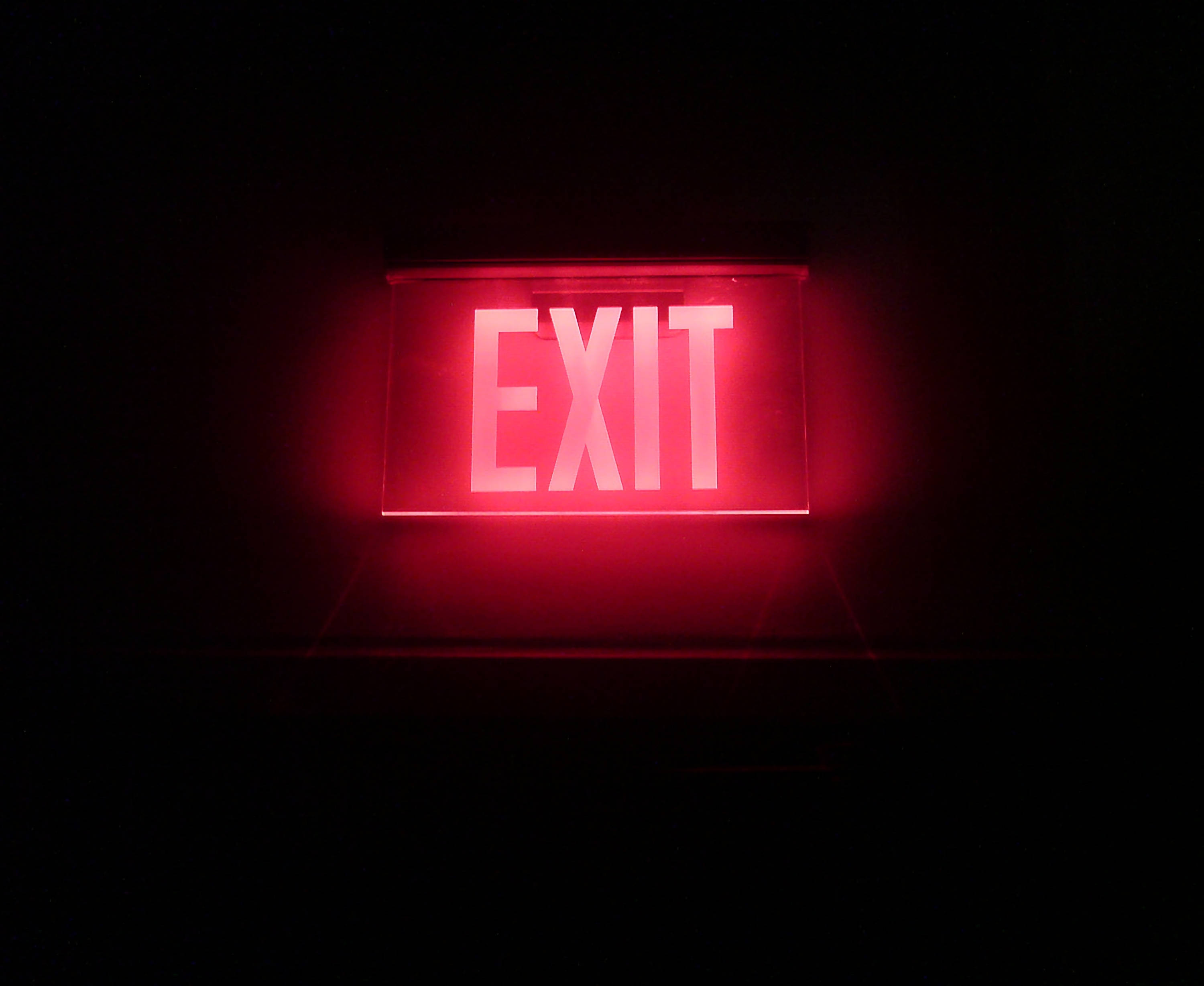 Pulang Neon Exit Wallpaper