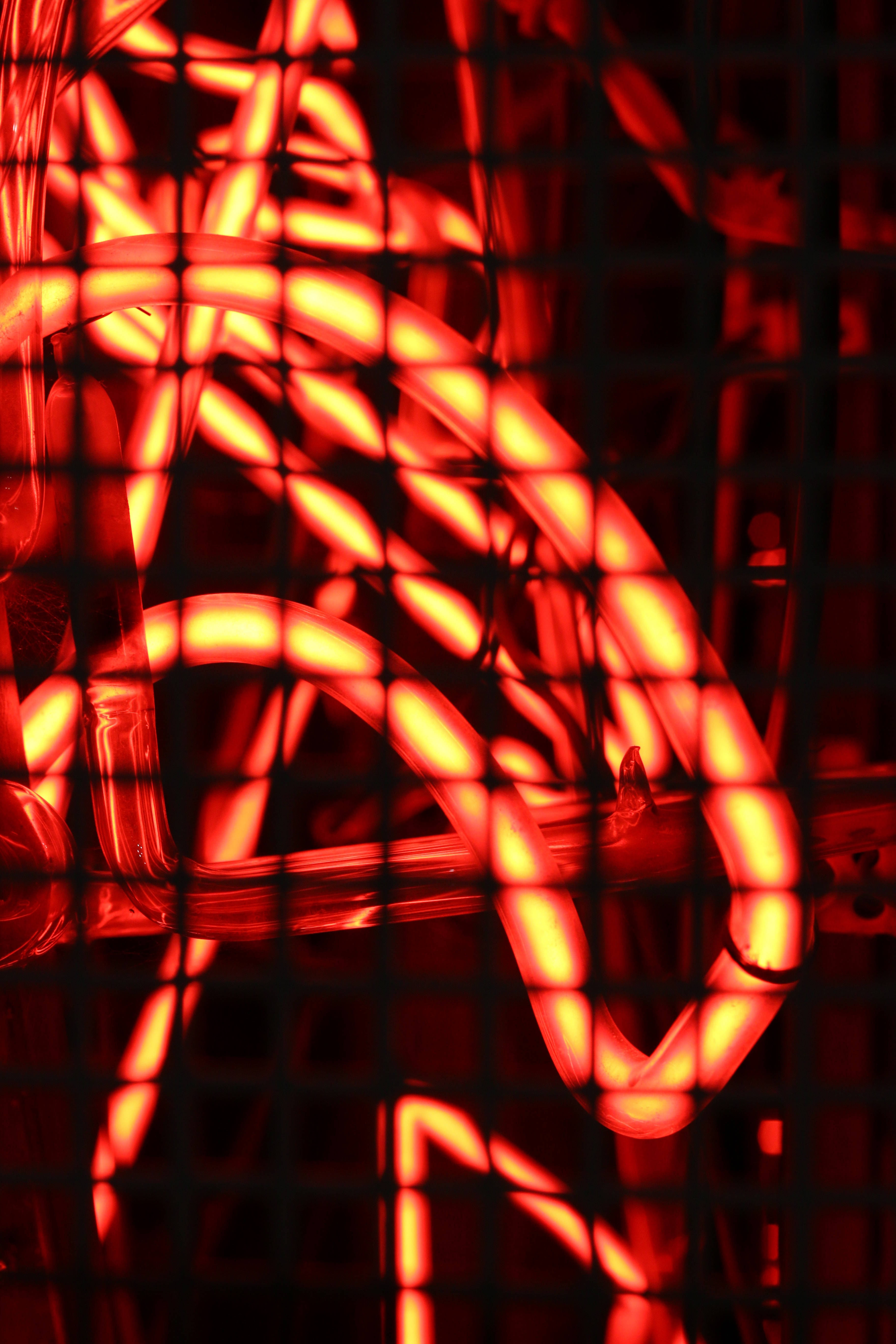 Pulang Neon Mesh Wallpaper