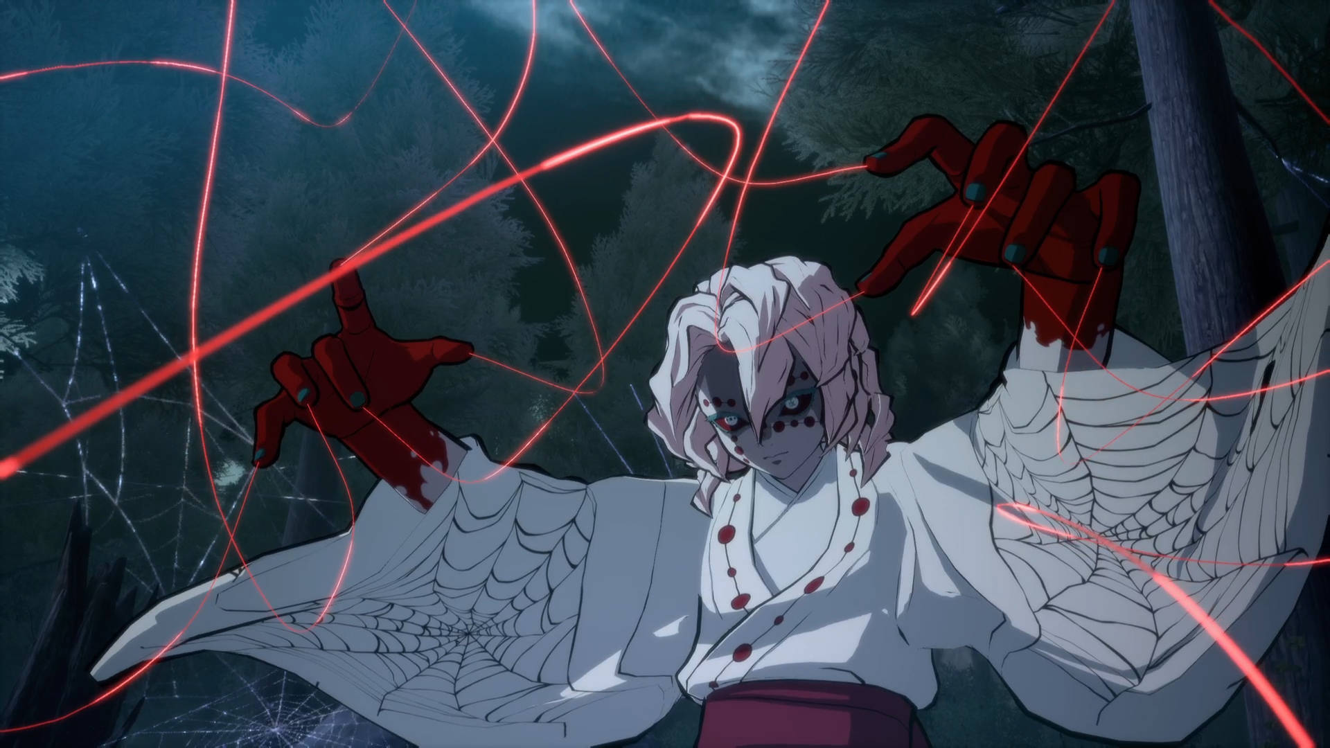 Pulang Sutra Rui Demon Slayer Wallpaper