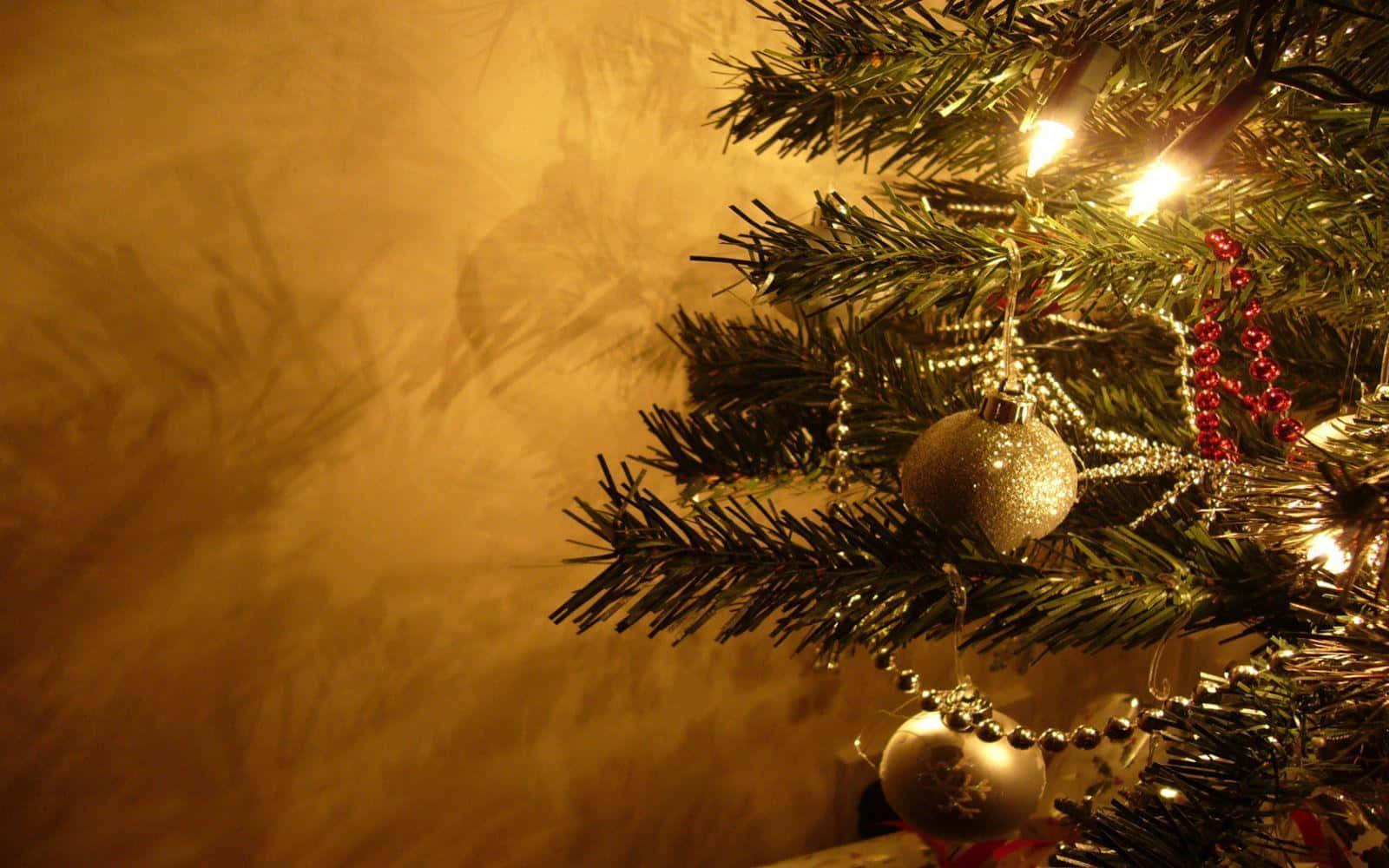Pumasok sa diwa ng Pasko gamit ang maligayang background ng desktop Wallpaper