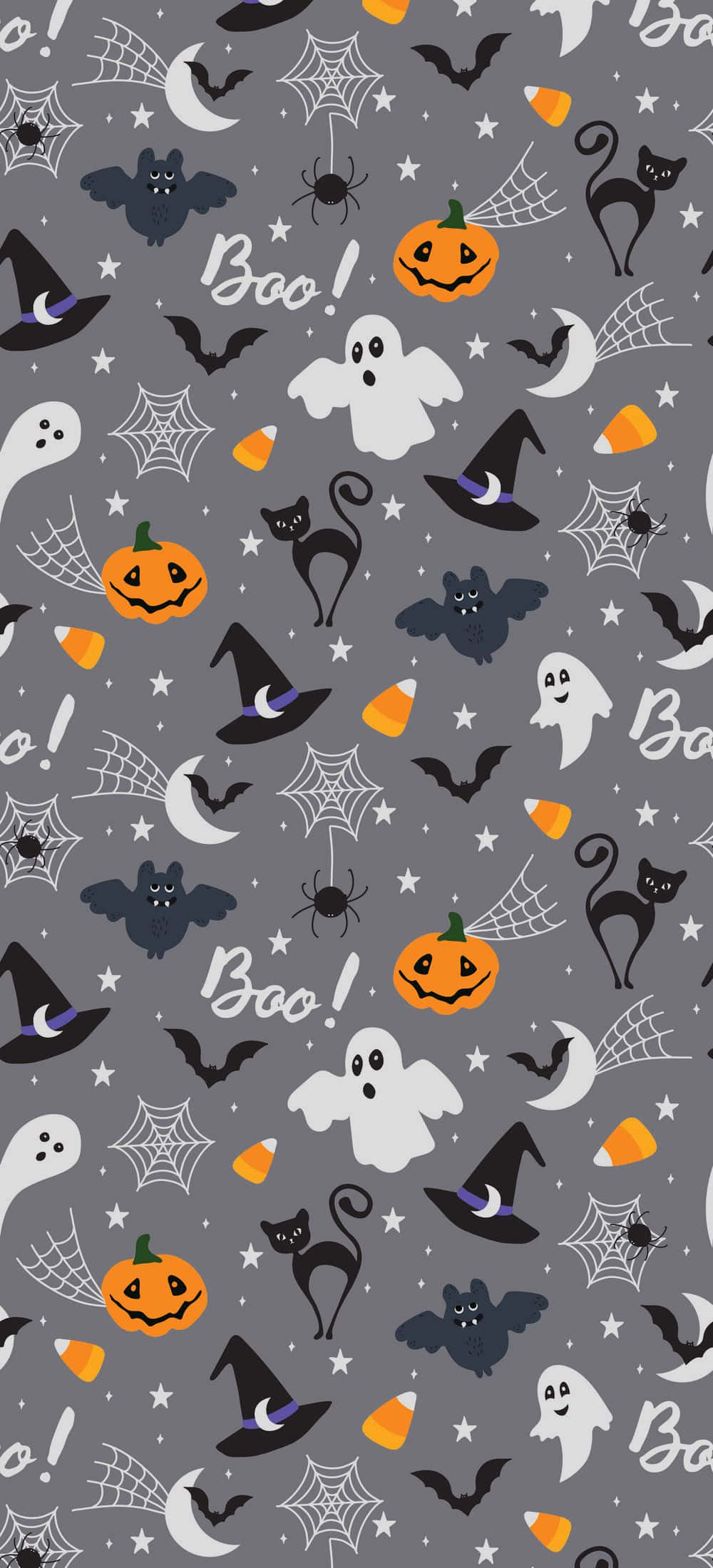Pumasok sa diwa ng Halloween na may isang nakakatakot na phone background Wallpaper