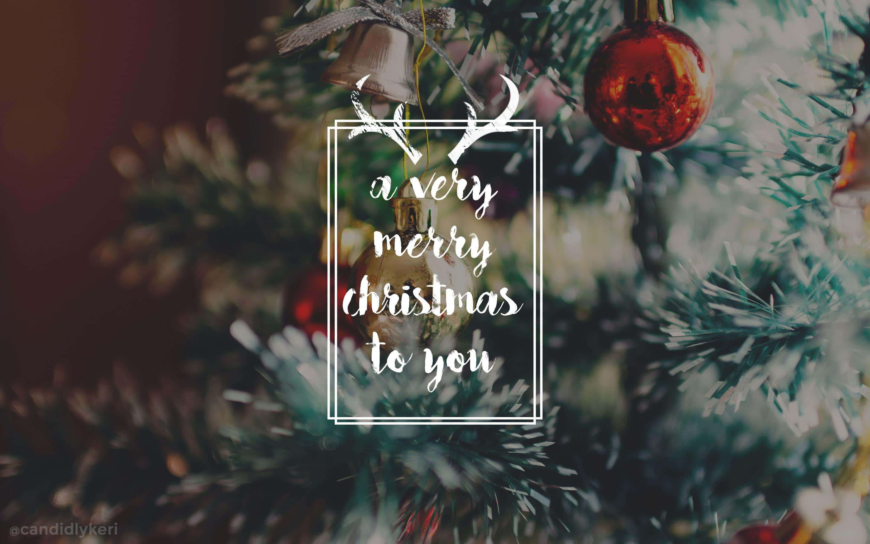 Pumasok sa diwa ng Pasko at tamasahin ang magandang Christmas Aesthetic Wallpaper