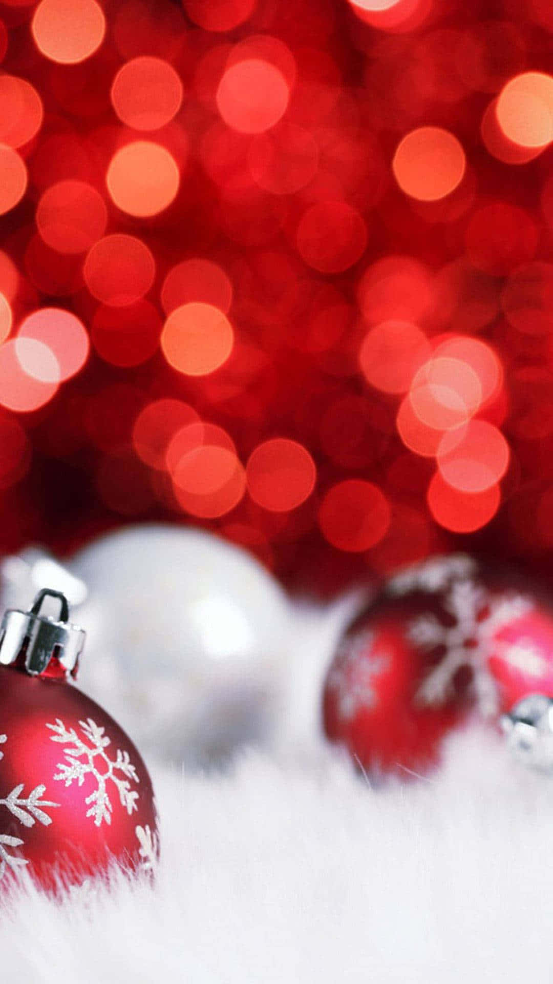 Pumasok sa diwa ng Pasko gamit ang magandang pulang background ng Pasko. Wallpaper