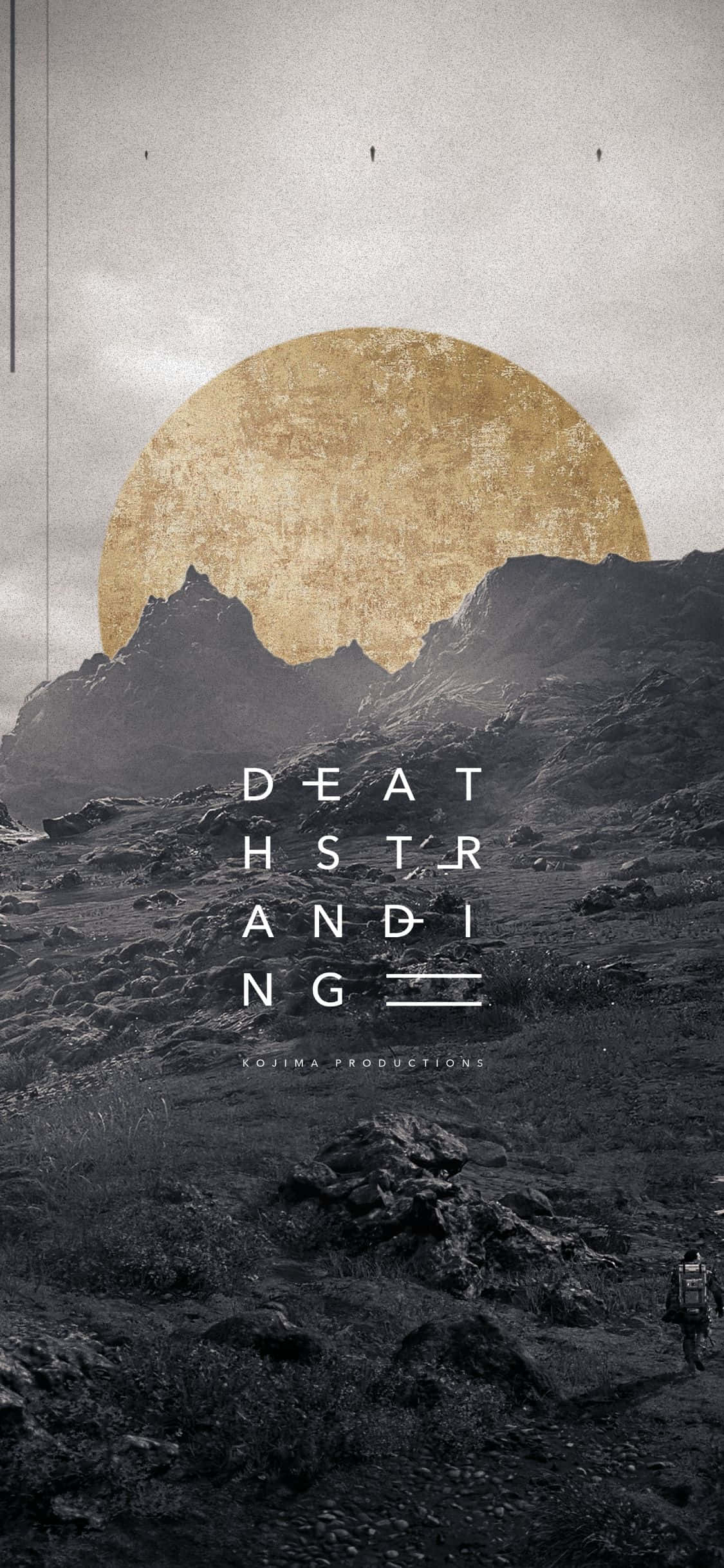 Pumasok sa isang bagong mundo gamit ang iPhone X at ang bagong video game na 'Death Stranding'. Wallpaper