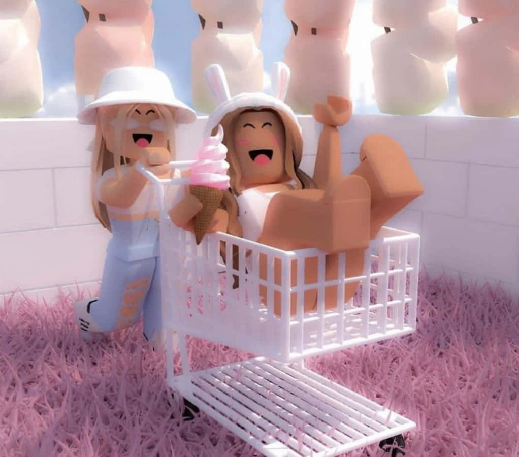 Pumasok sa isang mundo ng aesthetic wonder kasama ang Roblox Wallpaper