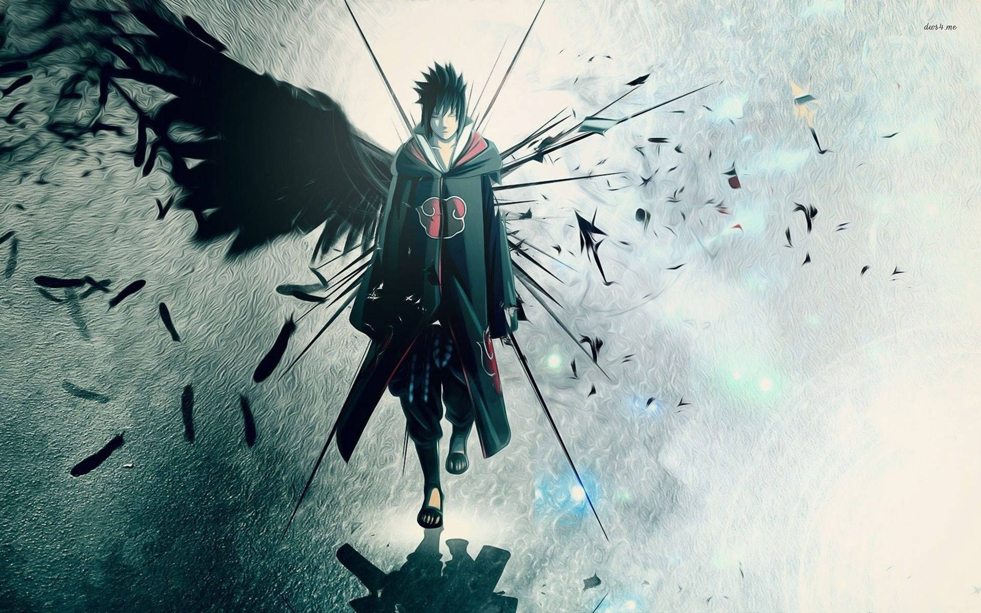 Pumasok sa mundo ng ninja ni Sasuke Wallpaper