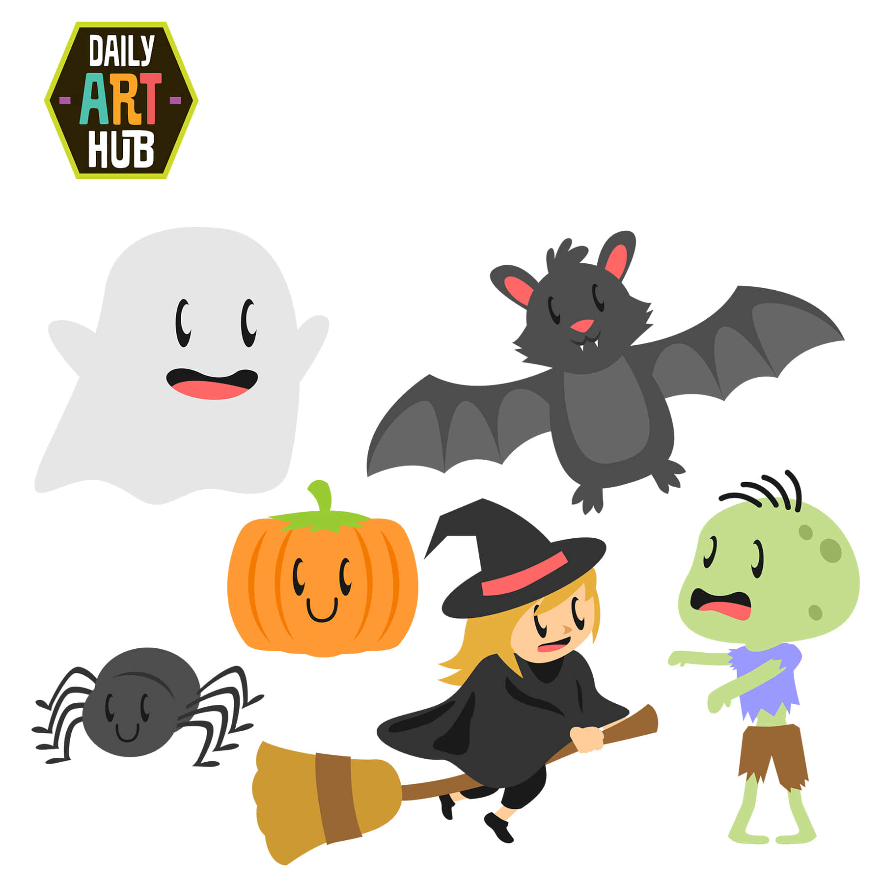 Pumasok sa nakakatakot na diwa ng Halloween season gamit ang napaka-cute na litratong ito! Wallpaper