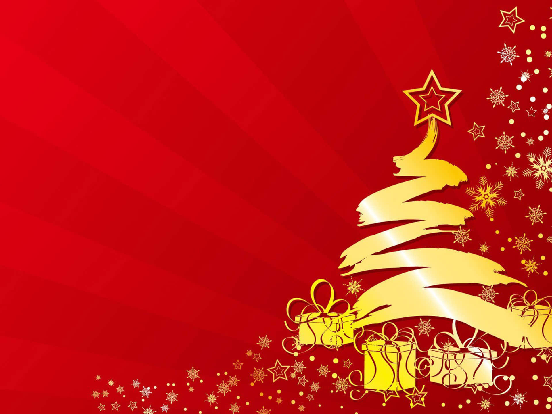 Puno ng Pasko na May Makintab na Dekorasyon Wallpaper