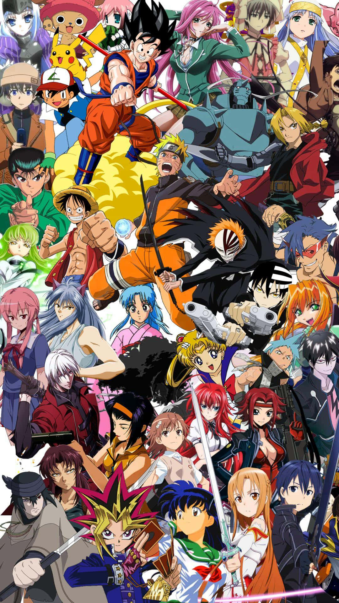Puno ng sari-sari at kaakit-akit na mga karakter ang mundo ng anime Wallpaper