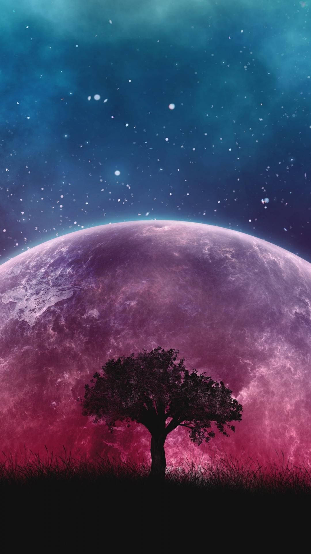 Puno sa Itaas ng Isang Cute na Galaxy Wallpaper