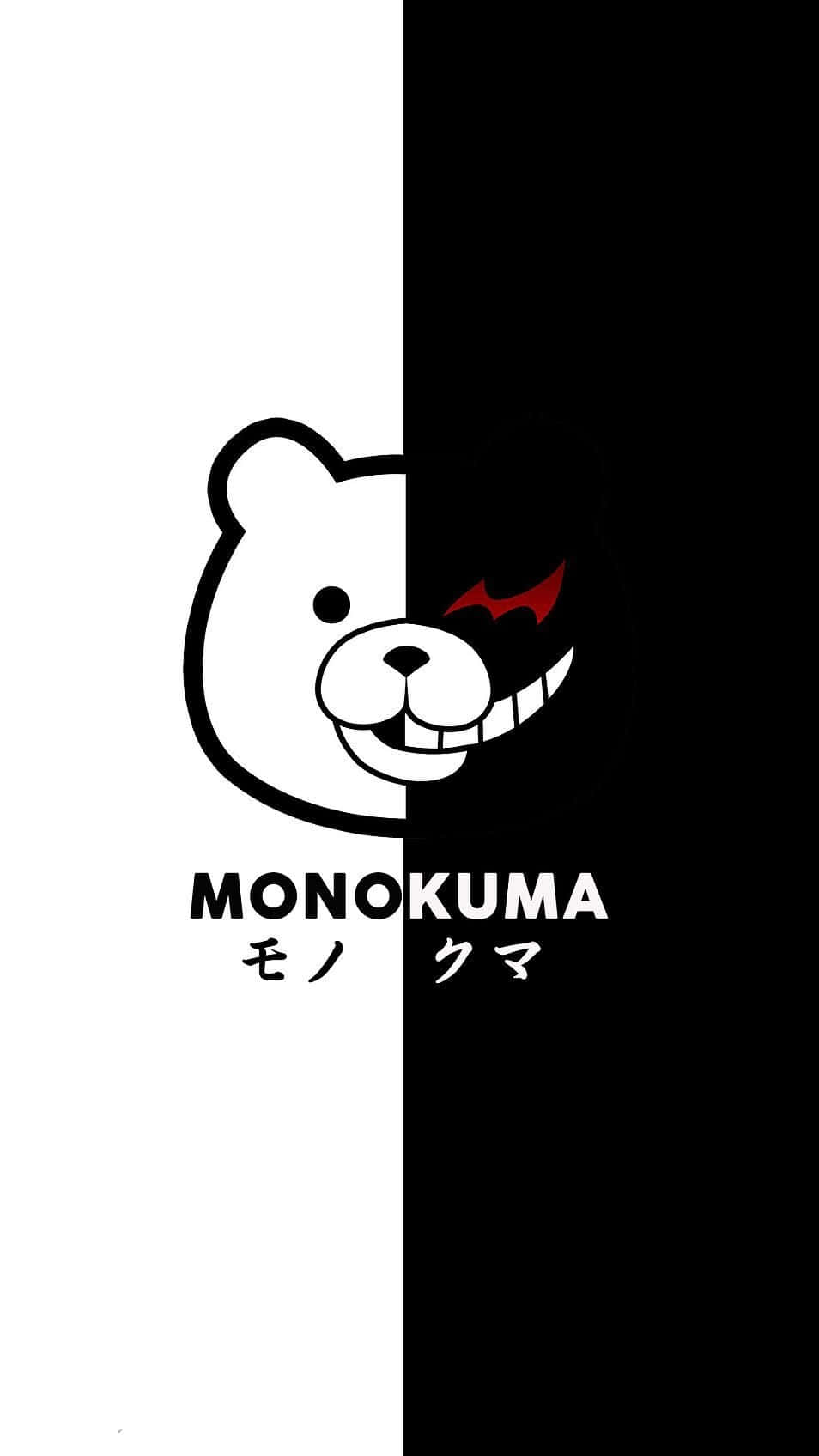 Punong-guro ng Hope's Peak Academy na si Monokuma Wallpaper