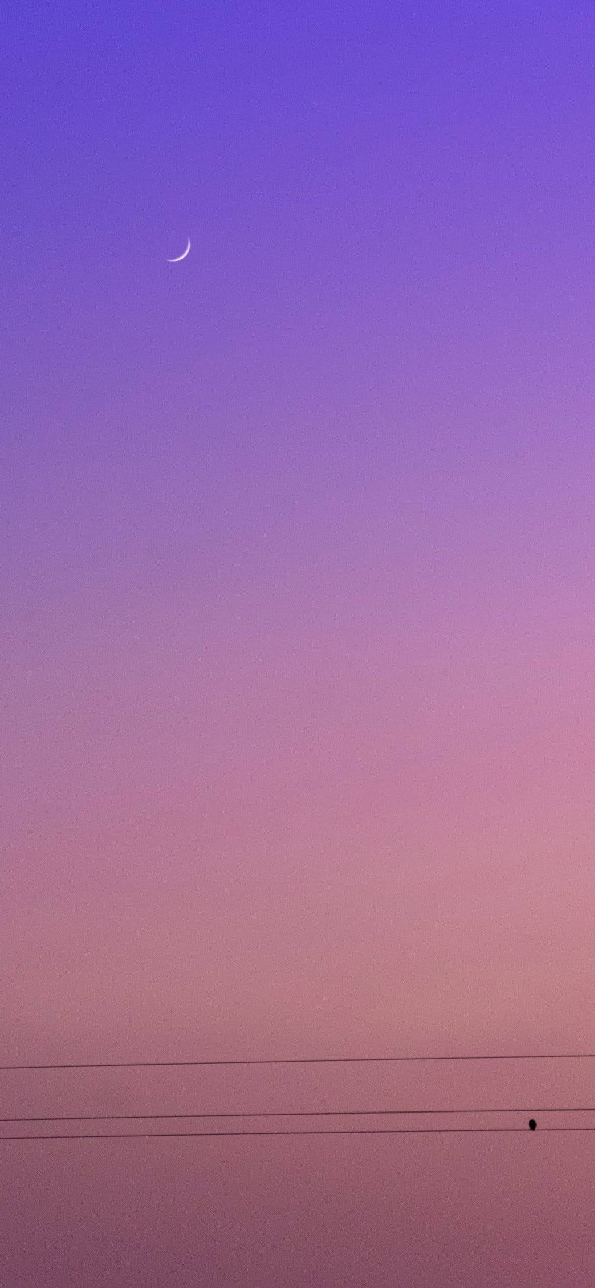 Purple Aesthetic Telepono Purple At Pink Langit Wallpaper