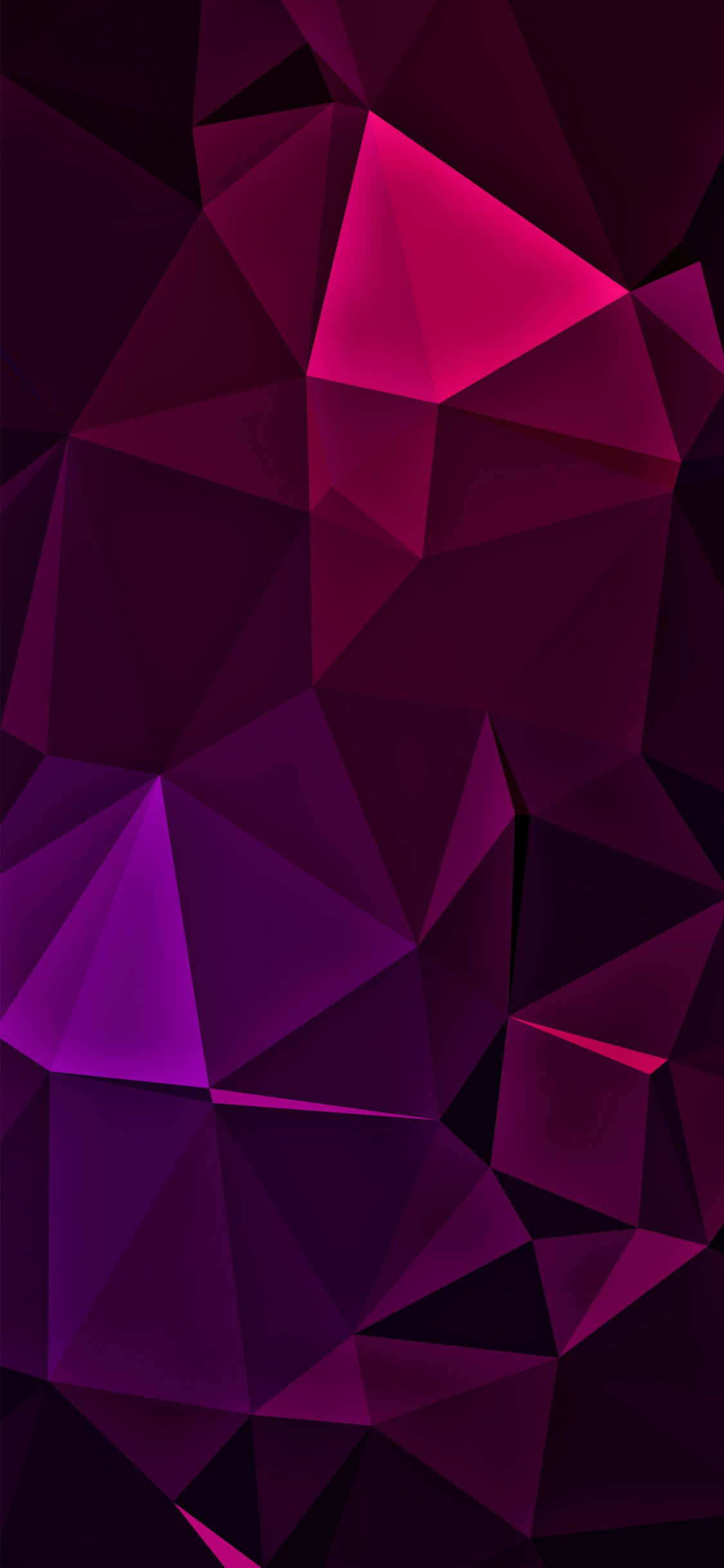 purple at itim na polygonal background Wallpaper