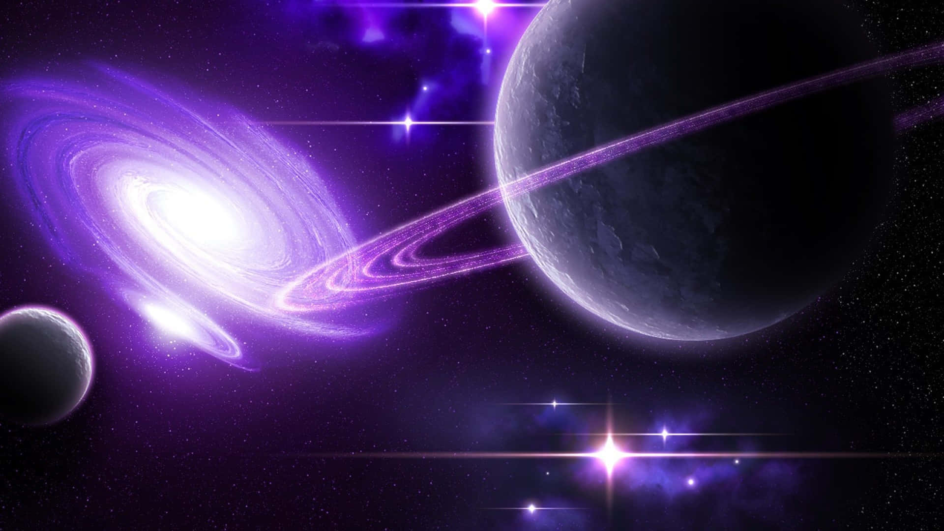 Purple Galaxy - Galaksyang Lila, Tuklasin ang Makulay na Uniberso Wallpaper