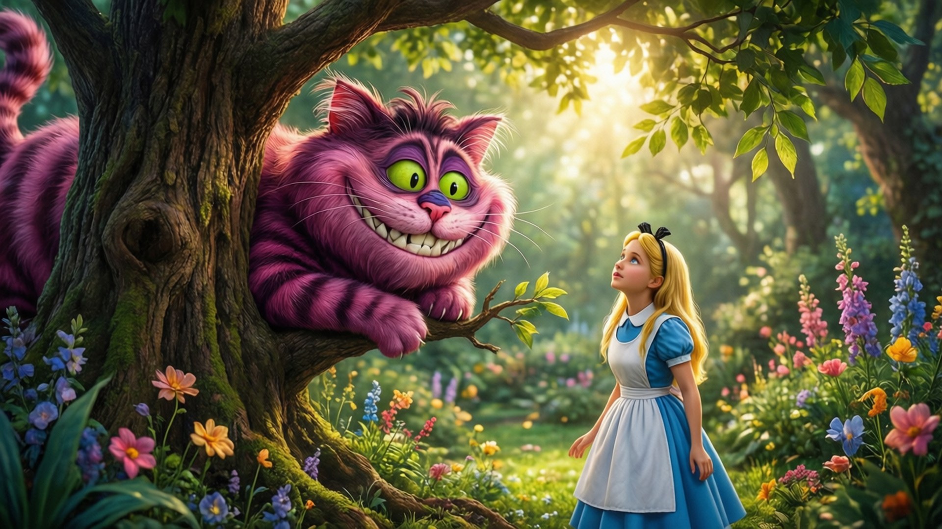 Pusa at Alice Wallpaper
