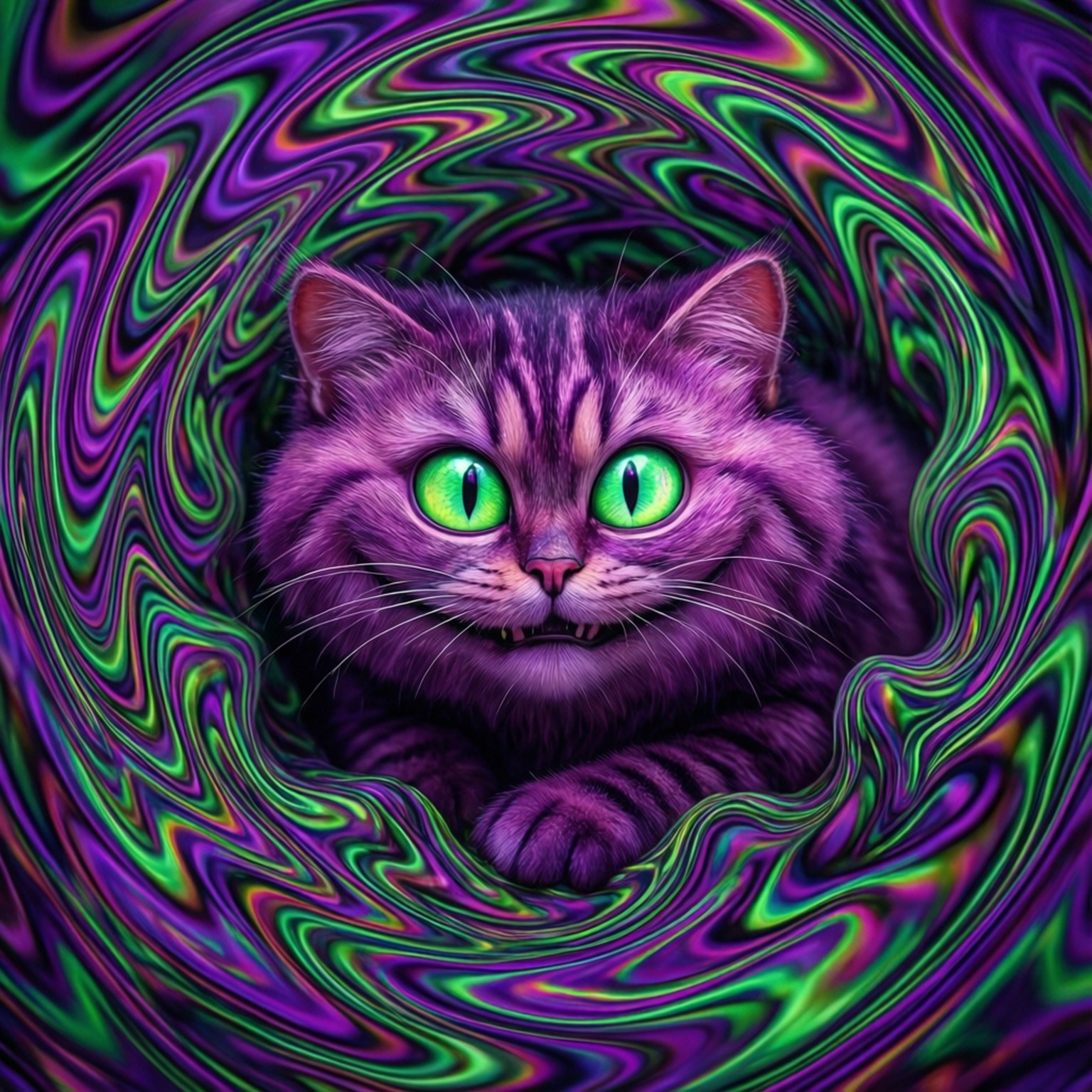 Pusang P sikodeliko Wallpaper