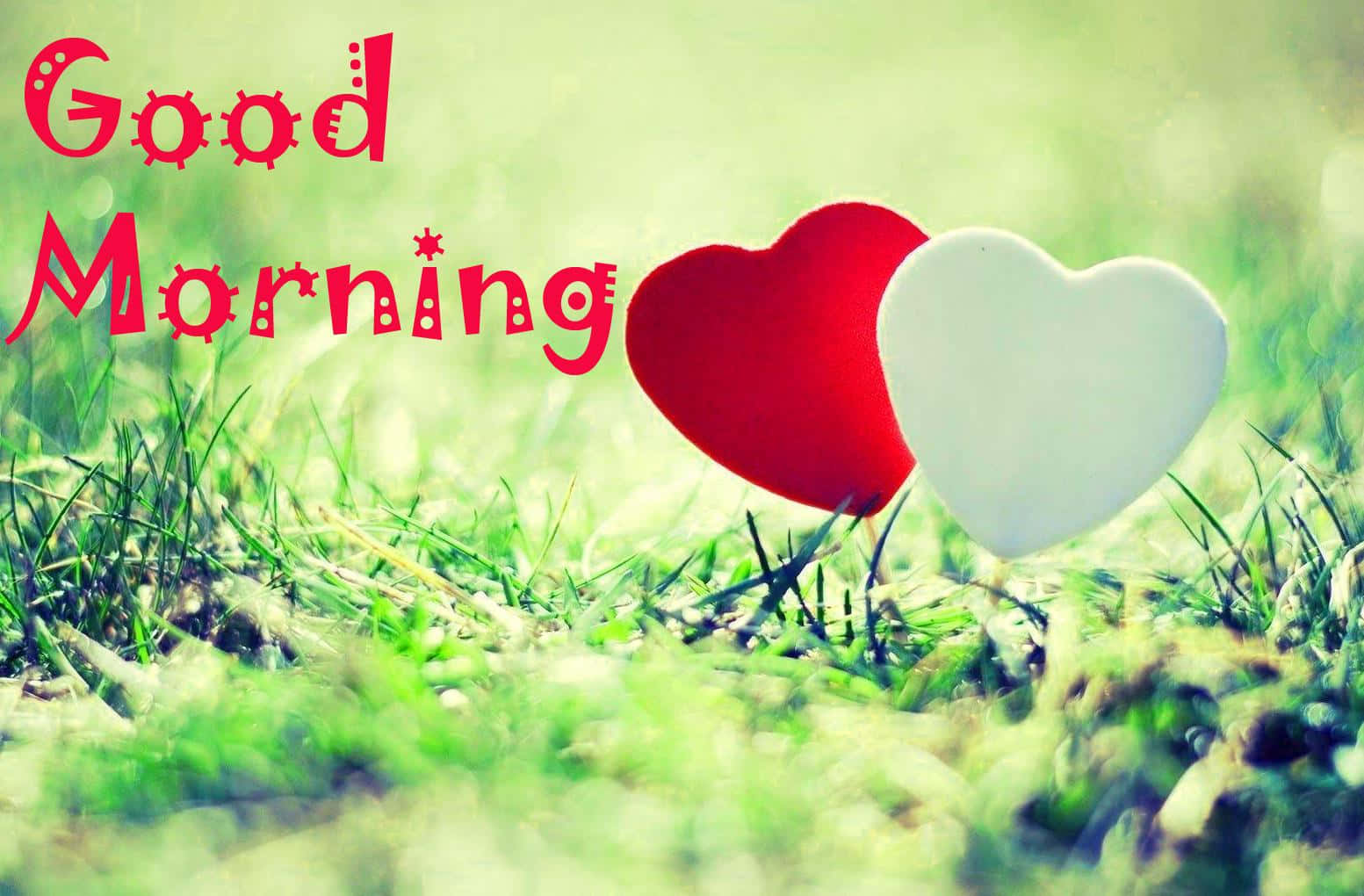 Puso ng Pag-ibig Magandang Umaga Mahal Wallpaper