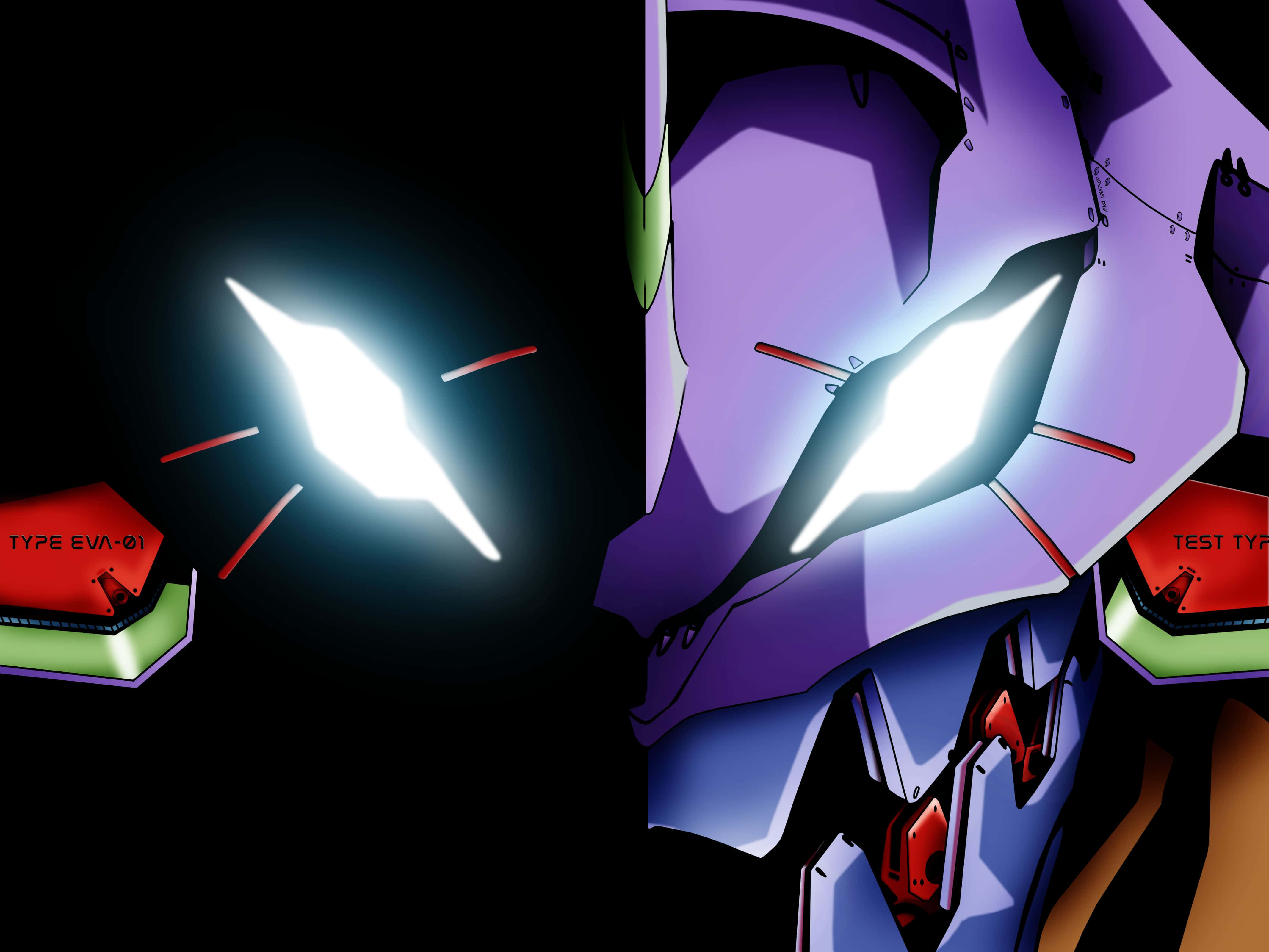 "Puso ng tao'y sumisigla sa damdamin sa Neon Genesis Evangelion" Wallpaper