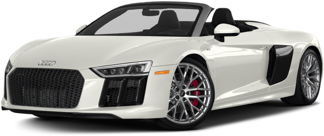 Puting Audi R8 Spyder Convertible Wallpaper