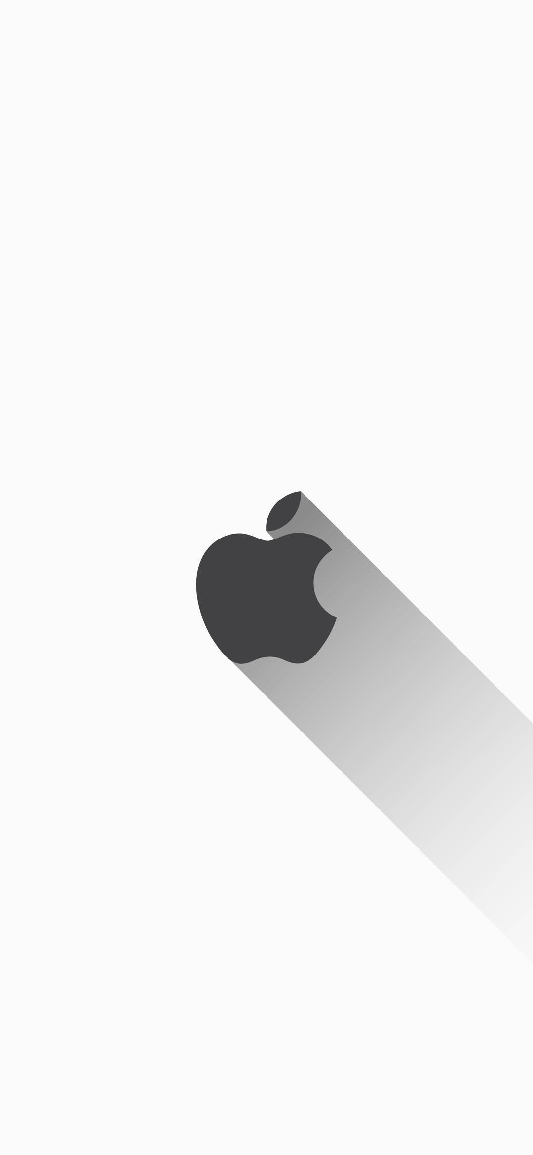 Puting May Apple Logo iPhone Wallpaper