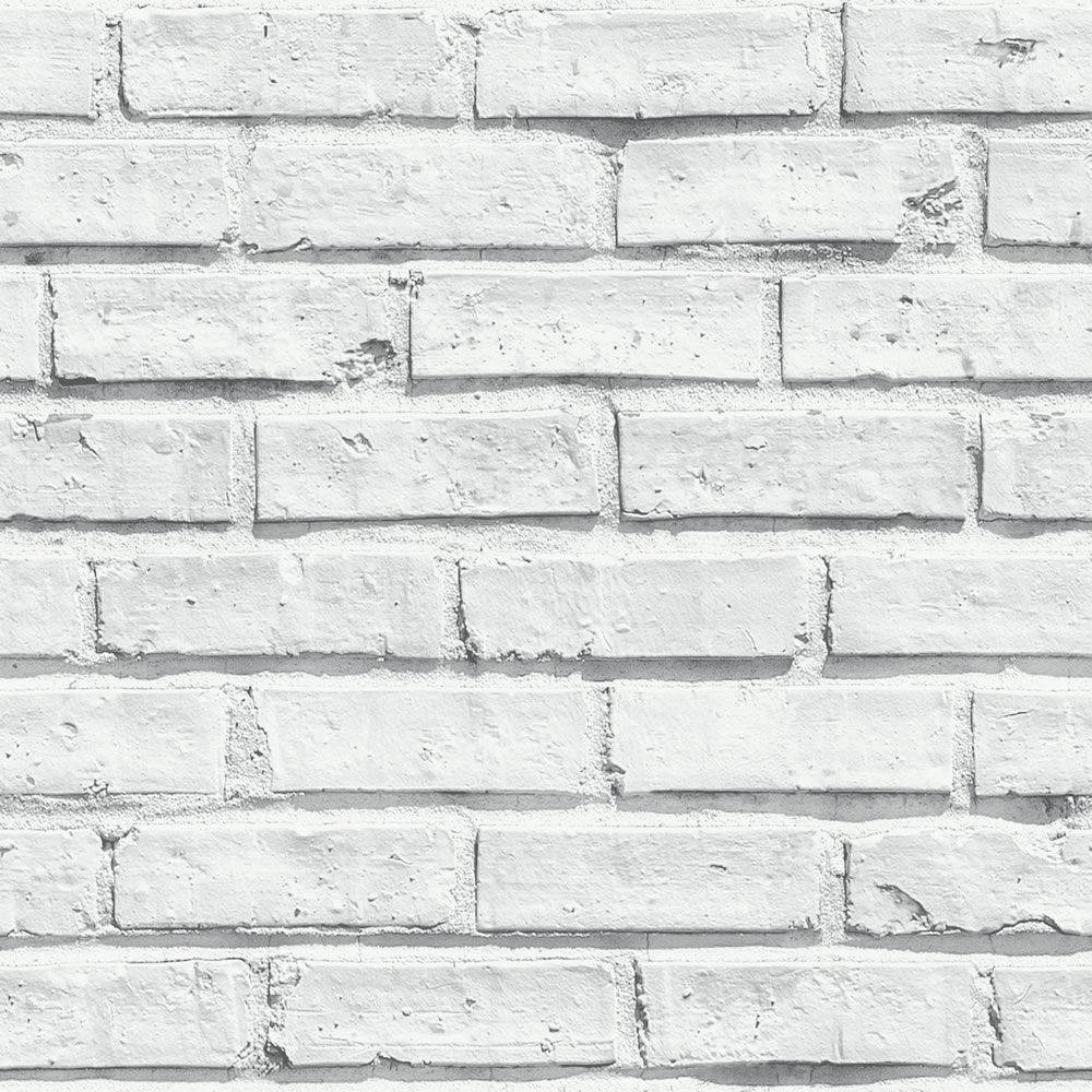 Puting Plain Brick Wall Wallpaper