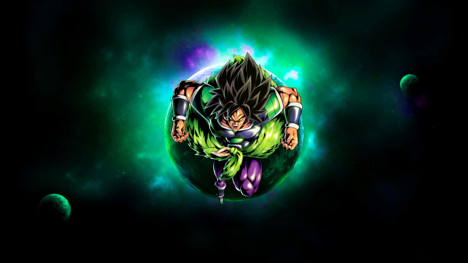 Puwersa ng Super Saiyan Broly na Lumalabas sa Dragon Ball Super: Broly Wallpaper