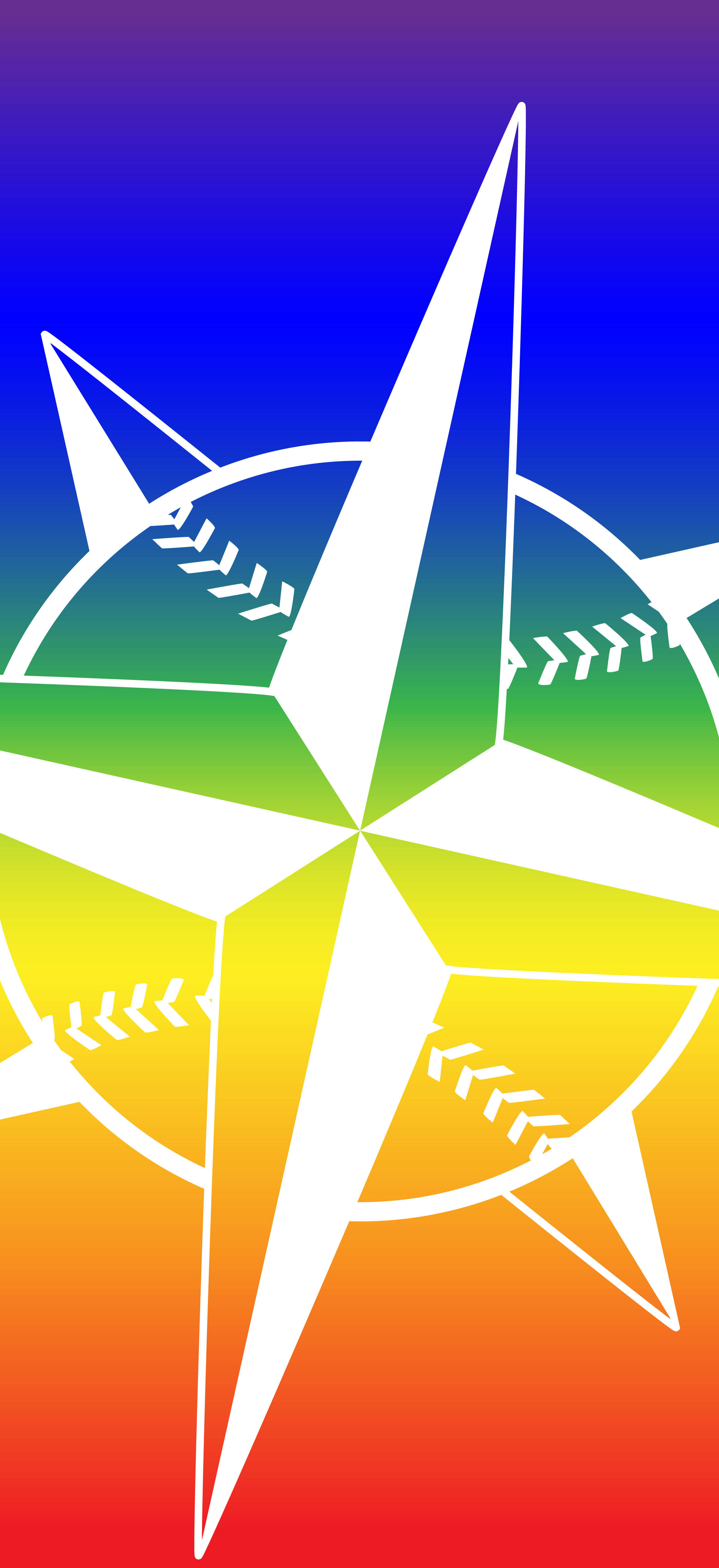 Rainbow Logo ng Seattle Mariners Wallpaper