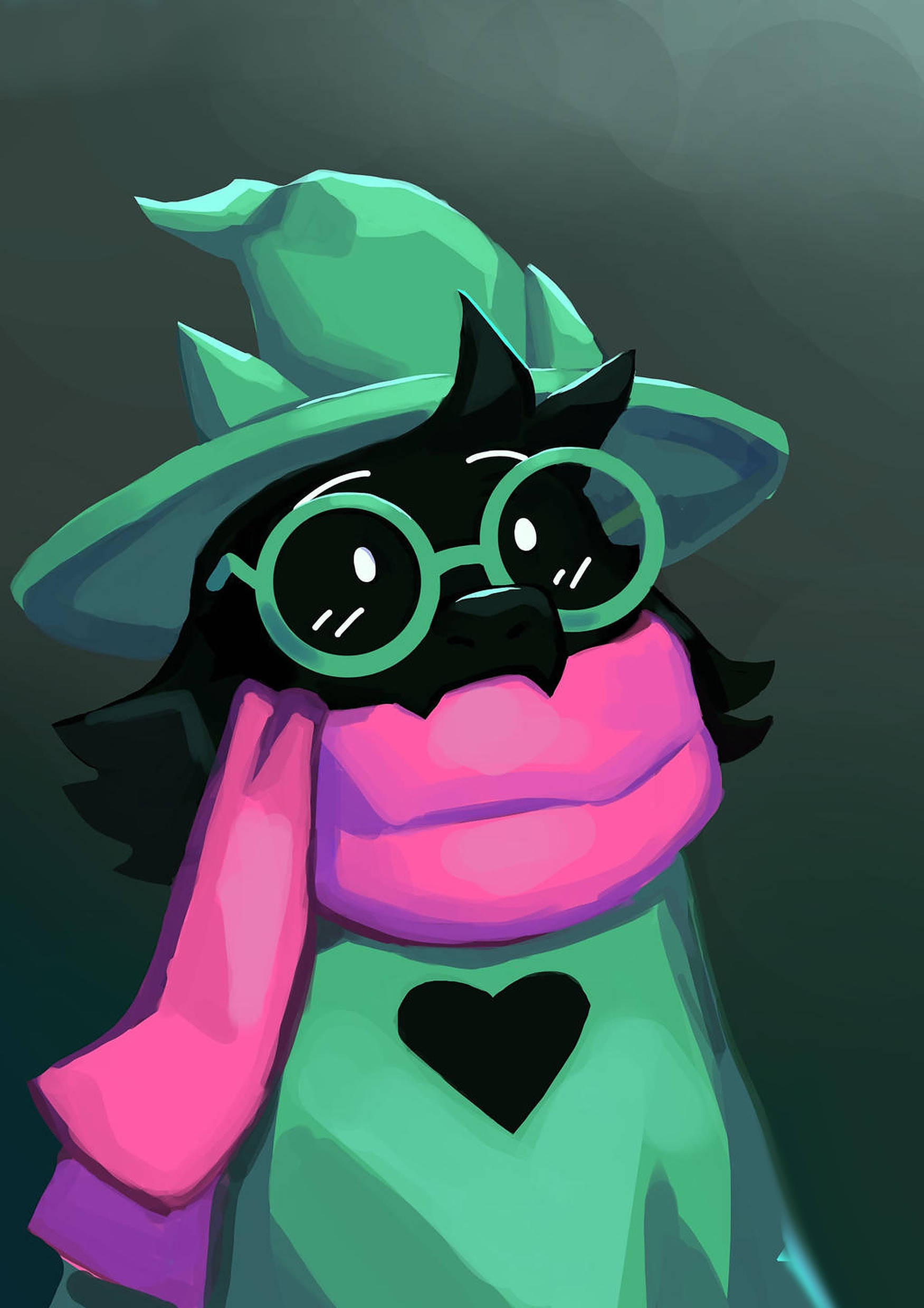 Ralsei Digital Art Wallpaper