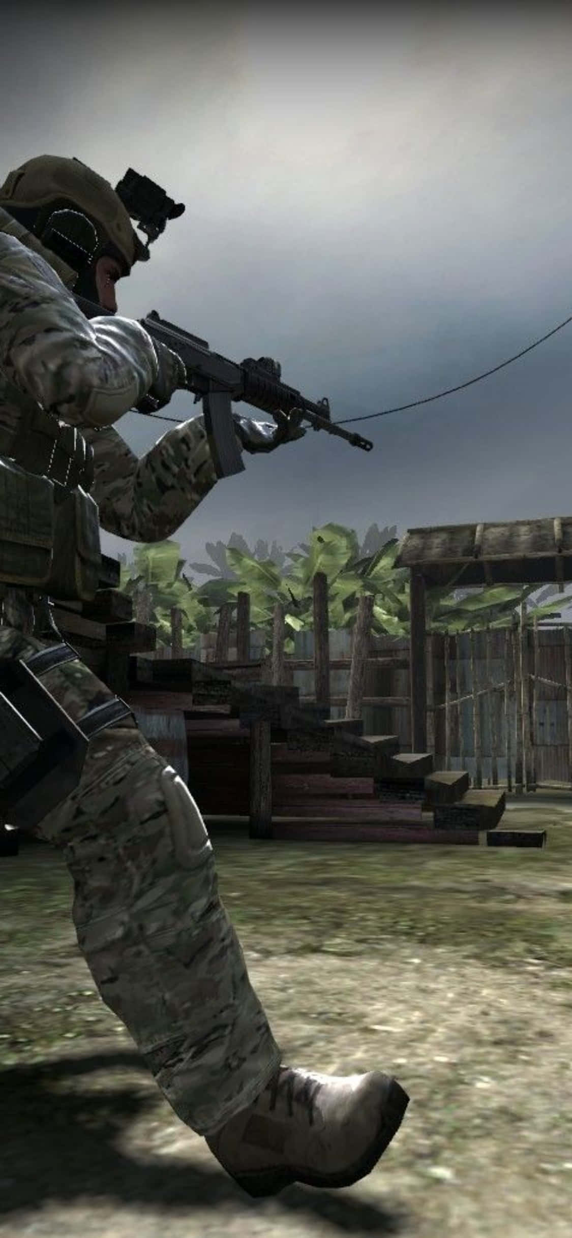 Ramdam ang Sidhi ng Counter-Strike Global Offensive sa Iyong iPhone Xs Wallpaper