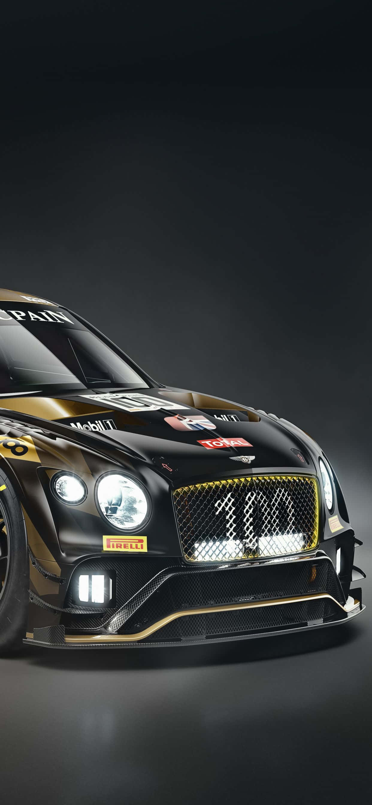Ramdamhin ang Luxury na may iPhone Xs Max Bentley Wallpaper