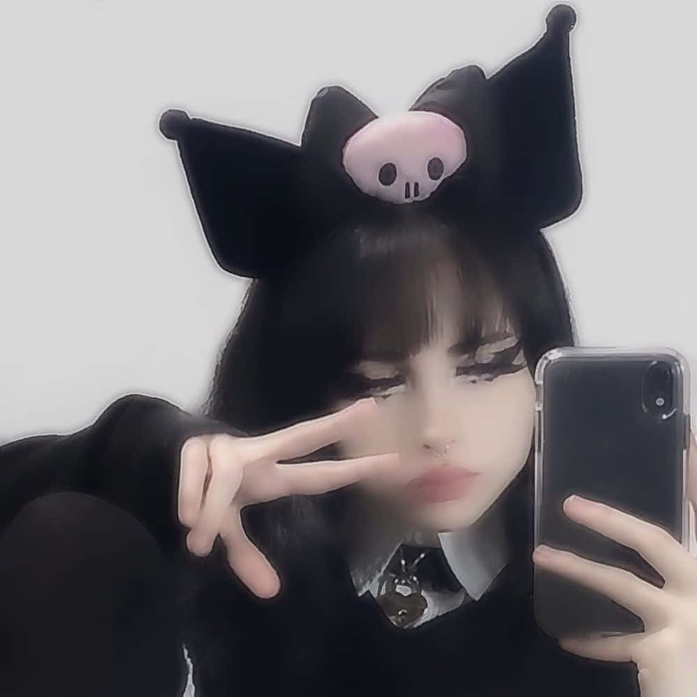 Random PFP ni Kuromi Girl Wallpaper