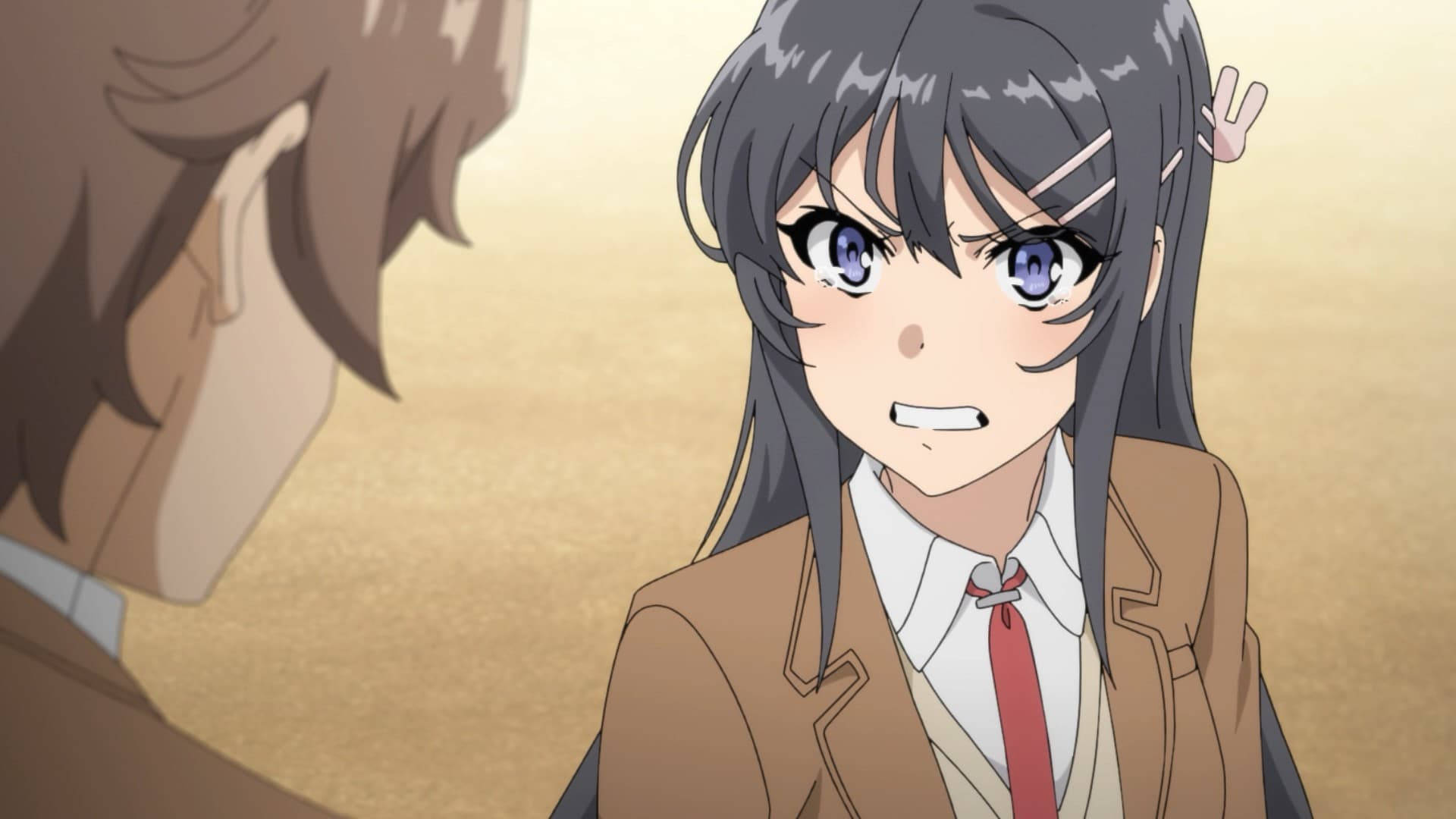 Rascal Does Not Dream Of Bunny Girl Senpai Galit na si Mai Wallpaper