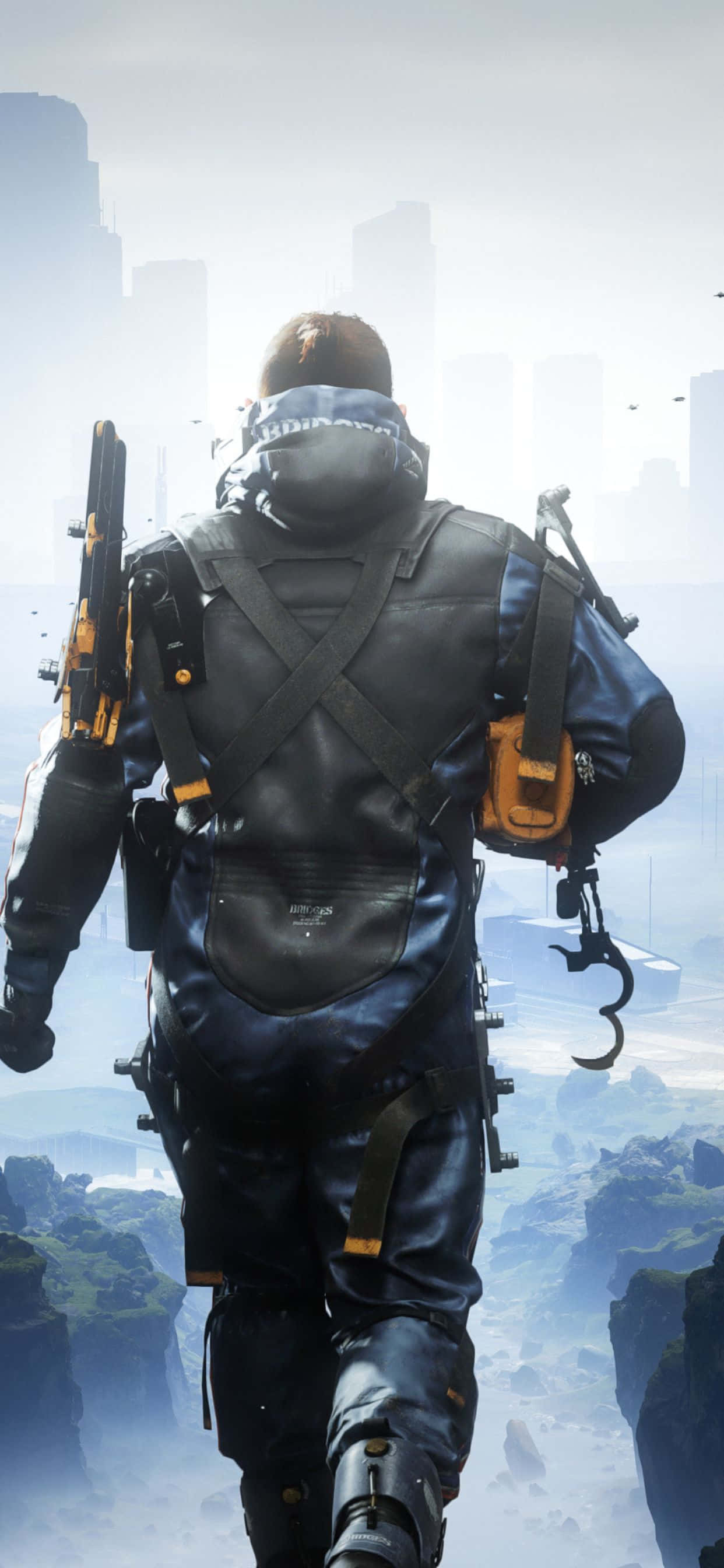 Ready Player One? Makaligtas sa post-apocalyptic na mundo ng Death Stranding gamit ang iPhone Xs Max Wallpaper