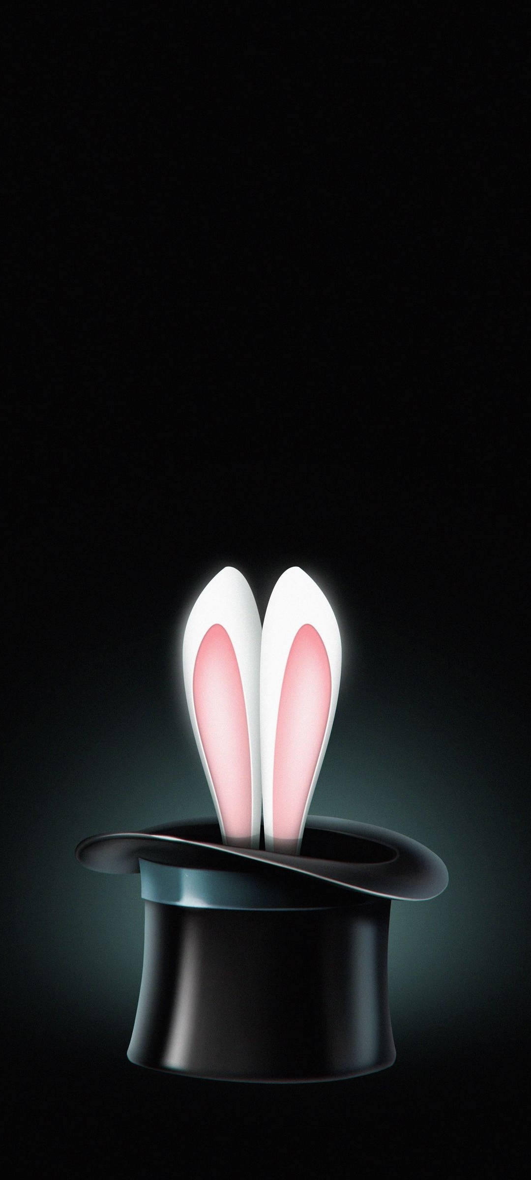 Realme 7 Top Hat At Mga Tainga Ng Kuneho Wallpaper