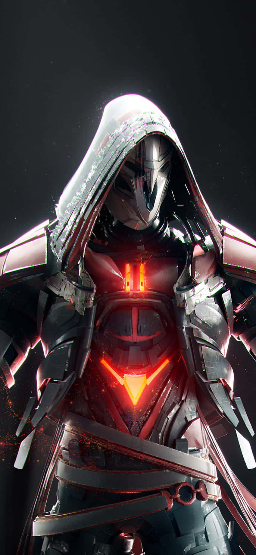 Reaper Digital Art iPhone XS Overwatch Background Wallpaper